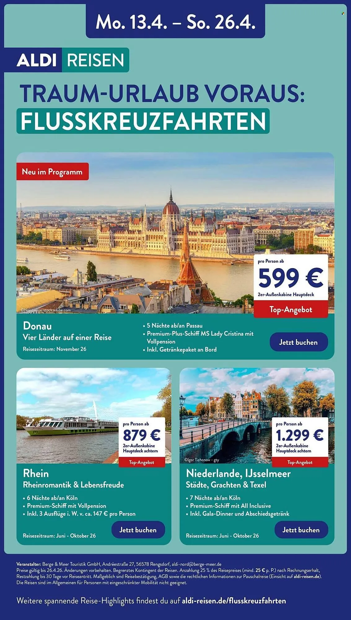 Aldi Nord Prospekt von 13. April bis 18. April 2026 - Prospekt seite 39