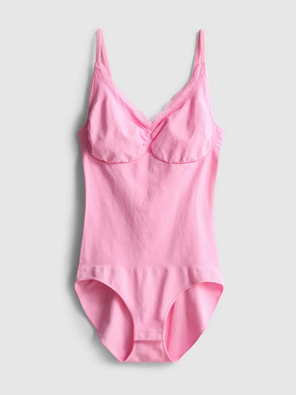 Seamless Lace Bodysuit