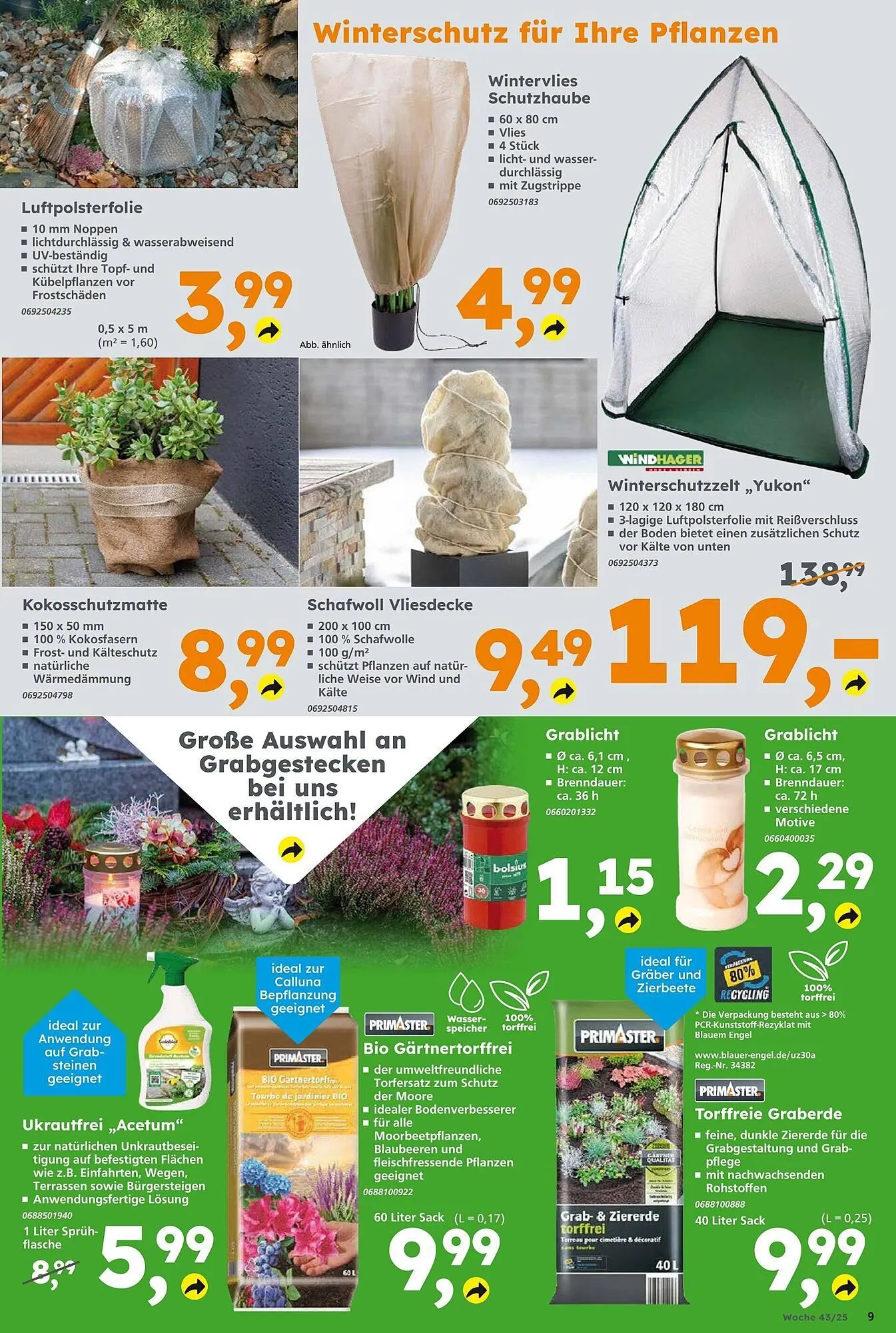 Globus Baumarkt Prospekt von 19. Oktober bis 25. Oktober 2025 - Prospekt seite 9