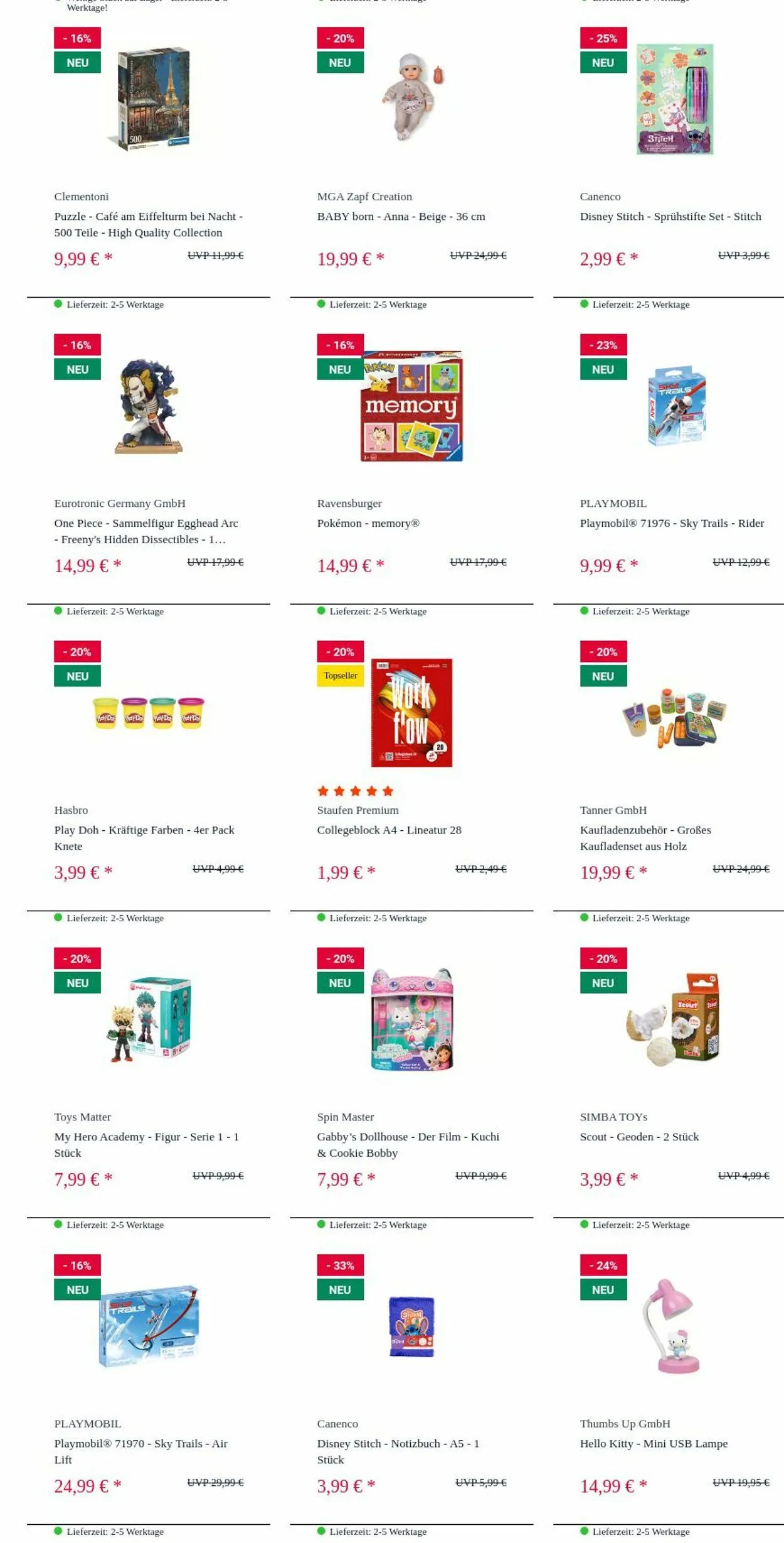 ROFU Kinderland Aktueller Prospekt von 13. Oktober bis 22. Oktober 2025 - Prospekt seite 16