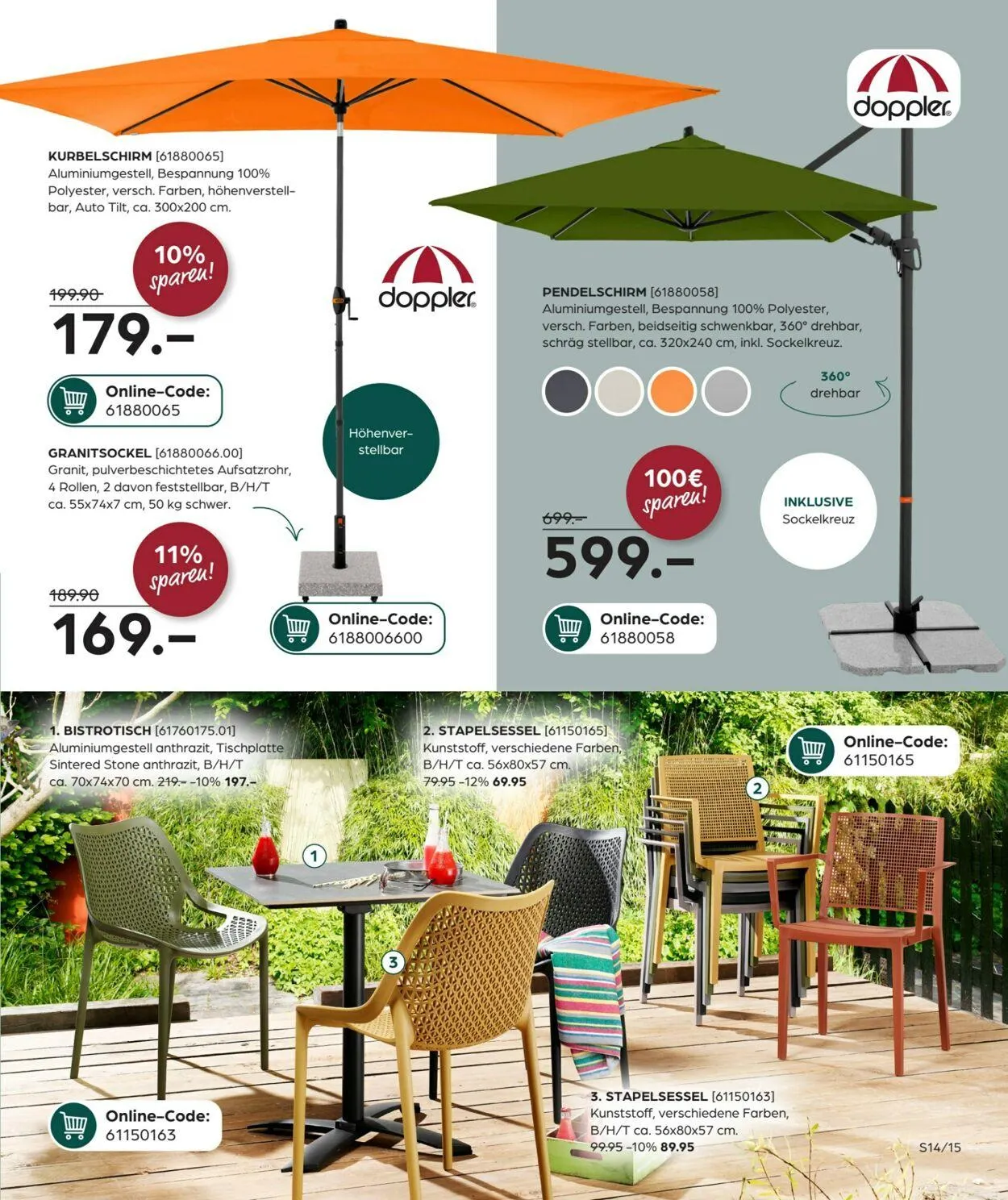SB Möbel Boss Aktueller Prospekt von 9. April bis 23. April 2025 - Prospekt seite 15