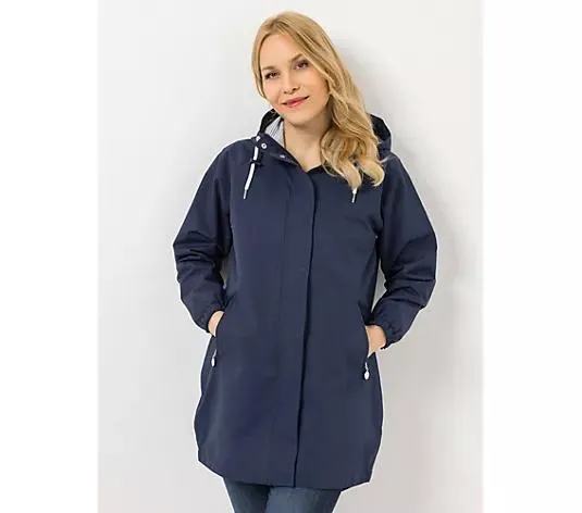 CENTIGRADE ACTIVE Funktionsparka mit Kapuze 2-Wege-Reißverschluss Druckknöpfe