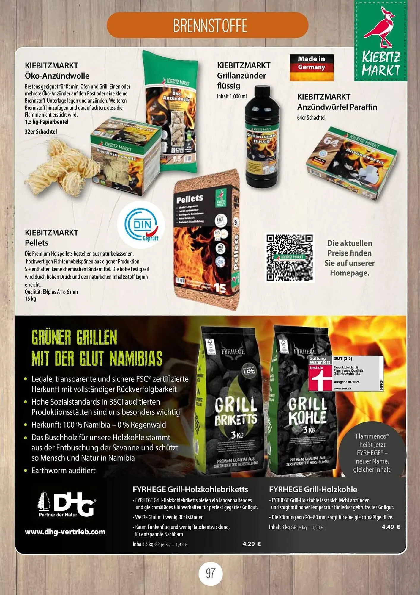 Kiebitzmarkt Prospekt von 16. April bis 31. August 2025 - Prospekt seite 97