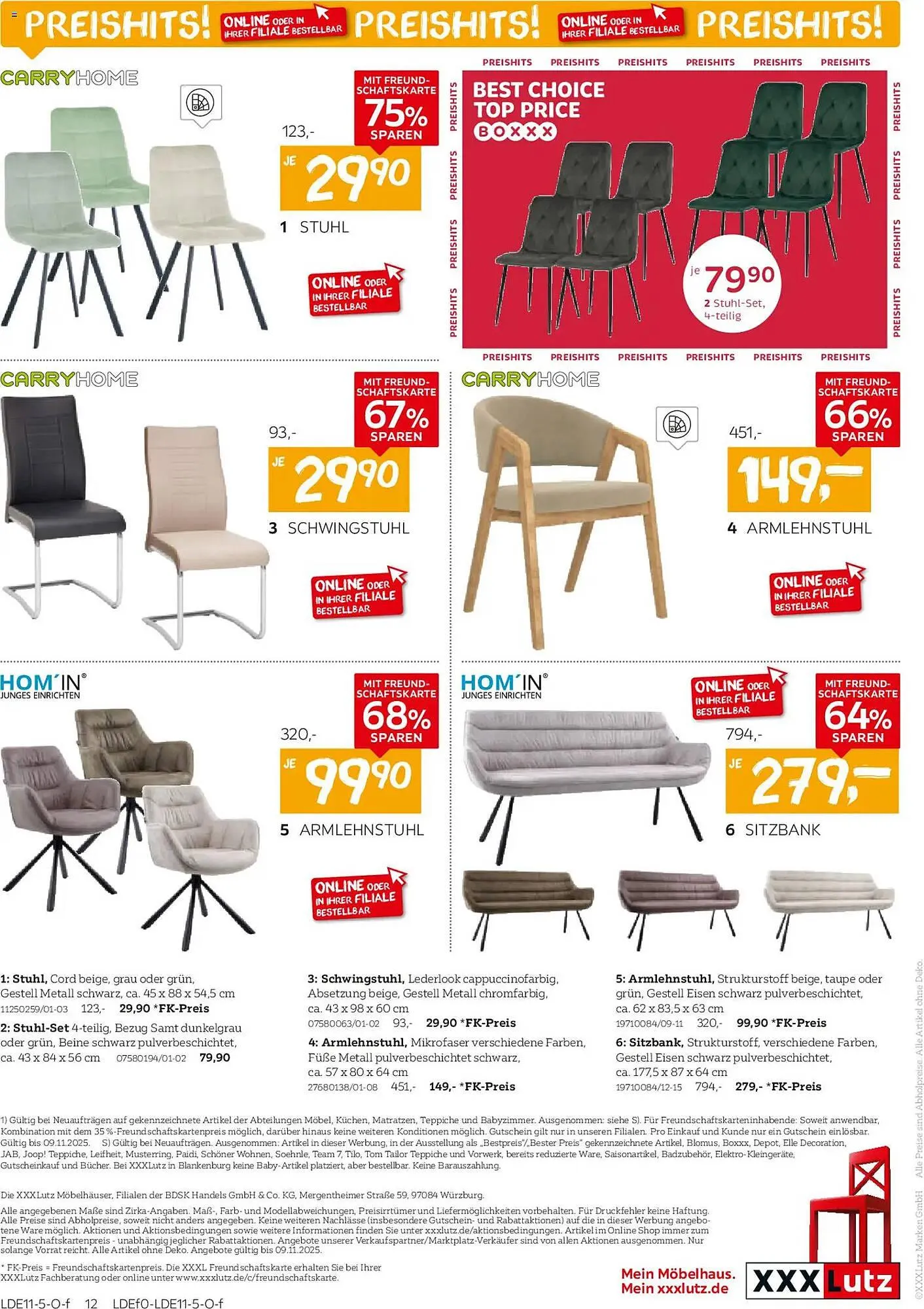 XXXLutz Prospekt von 26. Oktober bis 9. November 2025 - Prospekt seite 12