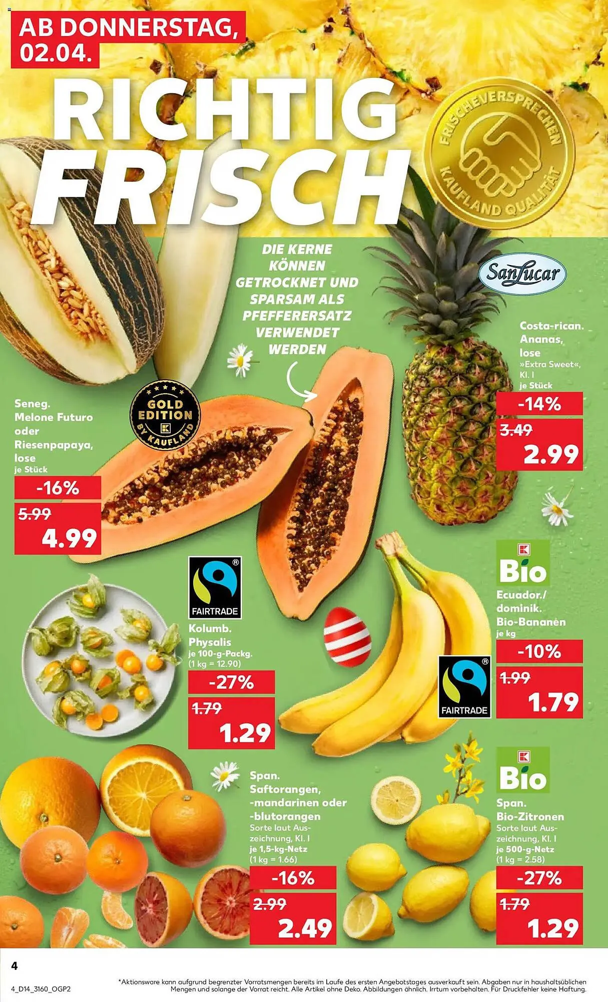Kaufland Prospekt von 2. April bis 8. April 2026 - Prospekt seite 4