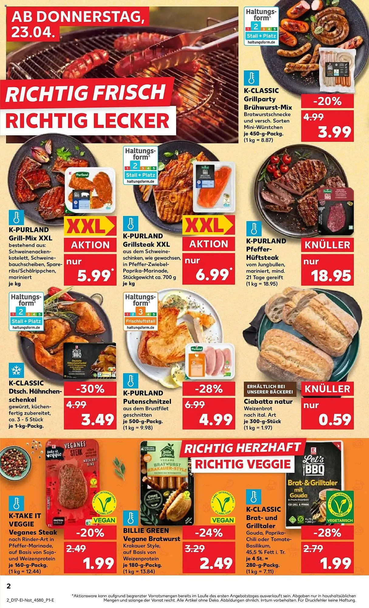 Kaufland Prospekt von 23. April bis 29. April 2026 - Prospekt seite 2