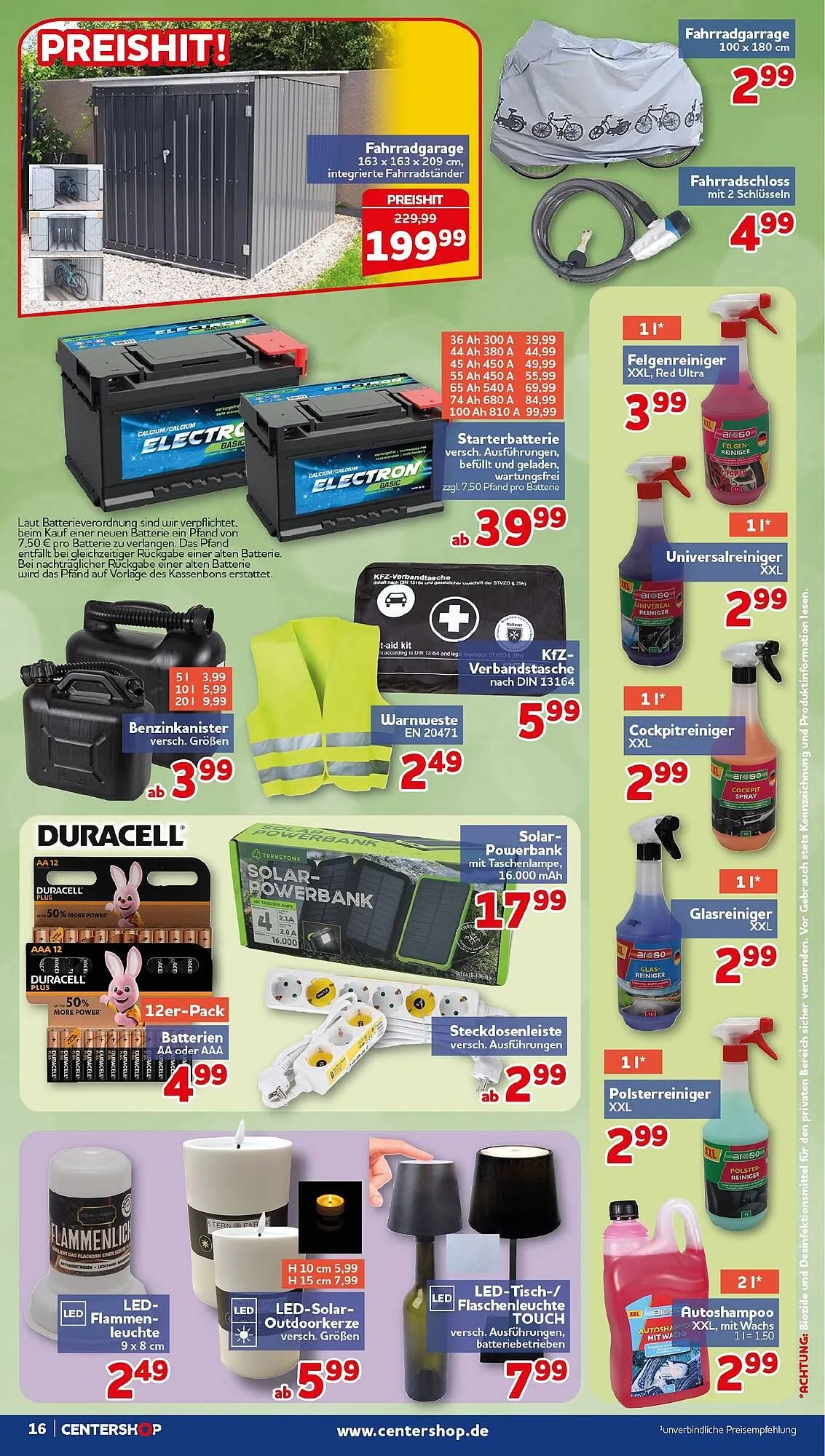 CENTERSHOP Prospekt von 27. April bis 2. Mai 2026 - Prospekt seite 16