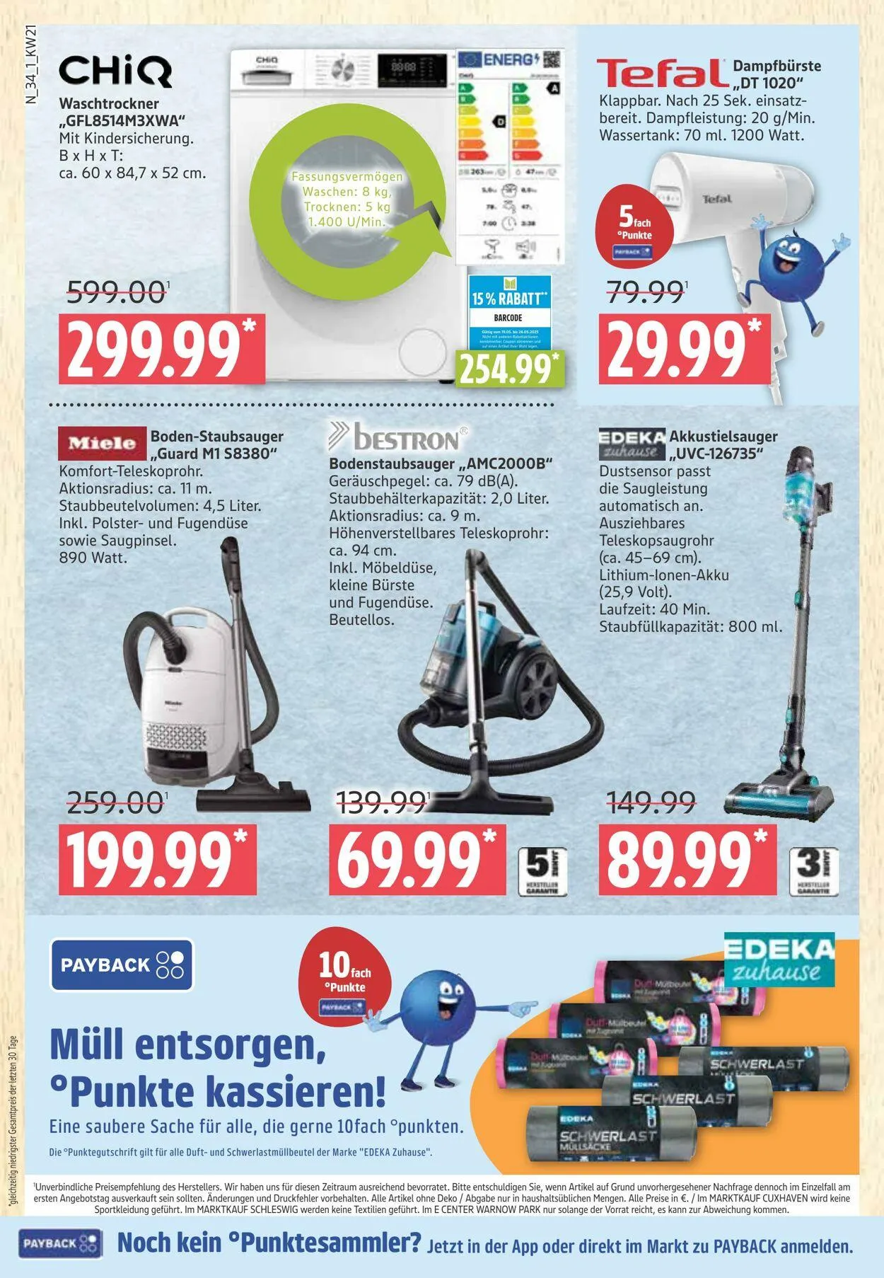 Marktkauf Aktueller Prospekt von 19. Mai bis 24. Mai 2025 - Prospekt seite 34