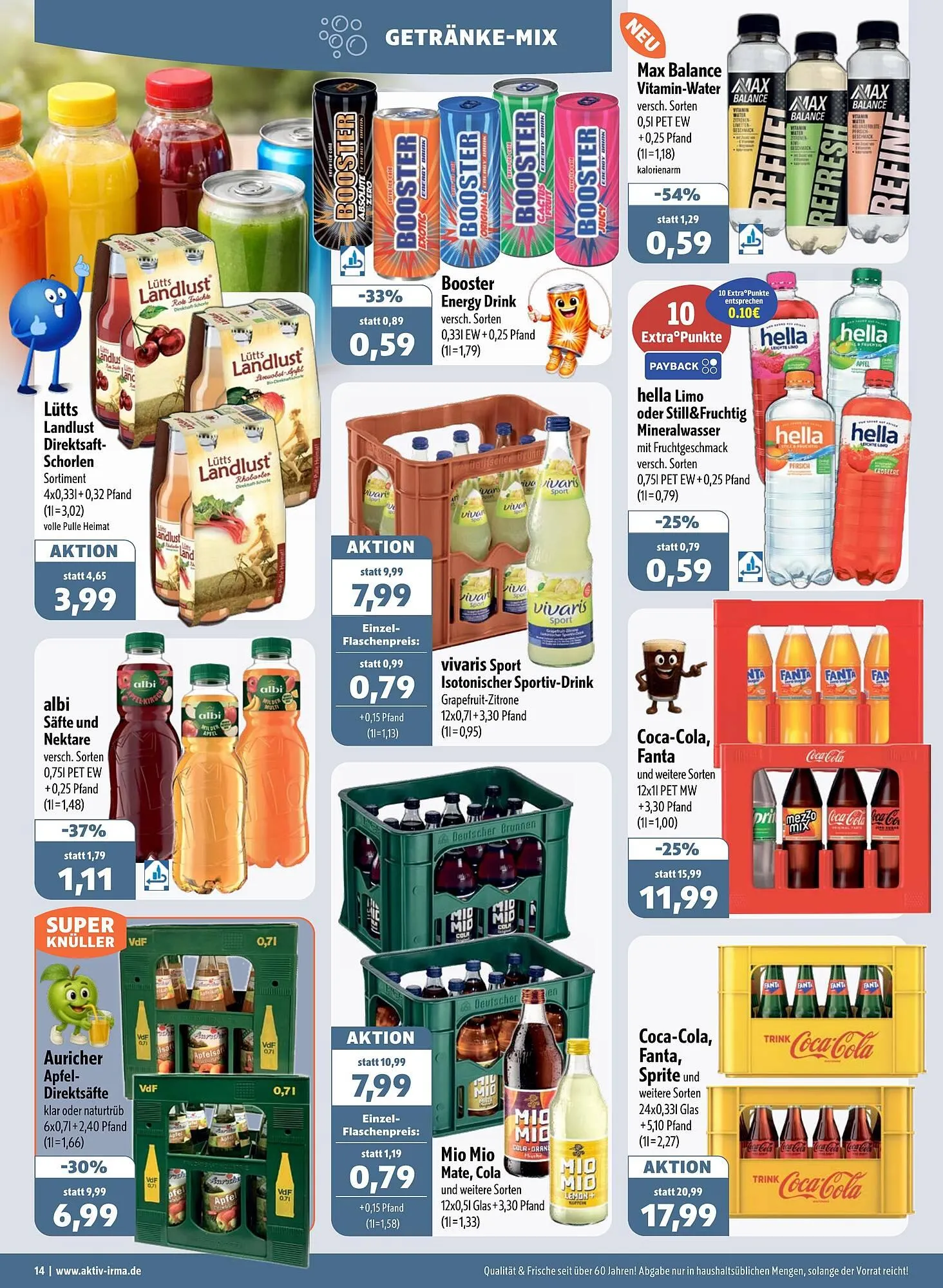 Aktiv Irma Prospekt von 9. März bis 14. März 2026 - Prospekt seite 14