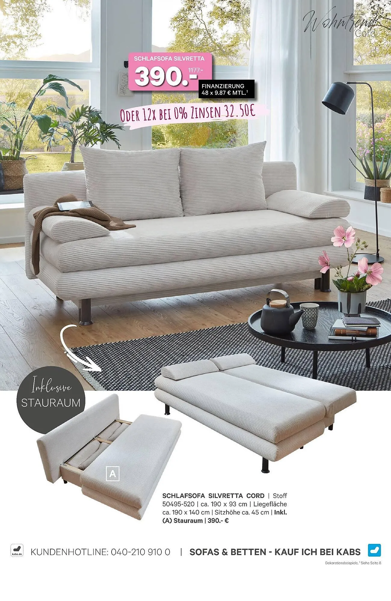 Kabs Polsterwelt Prospekt von 26. März bis 29. April 2026 - Prospekt seite 49