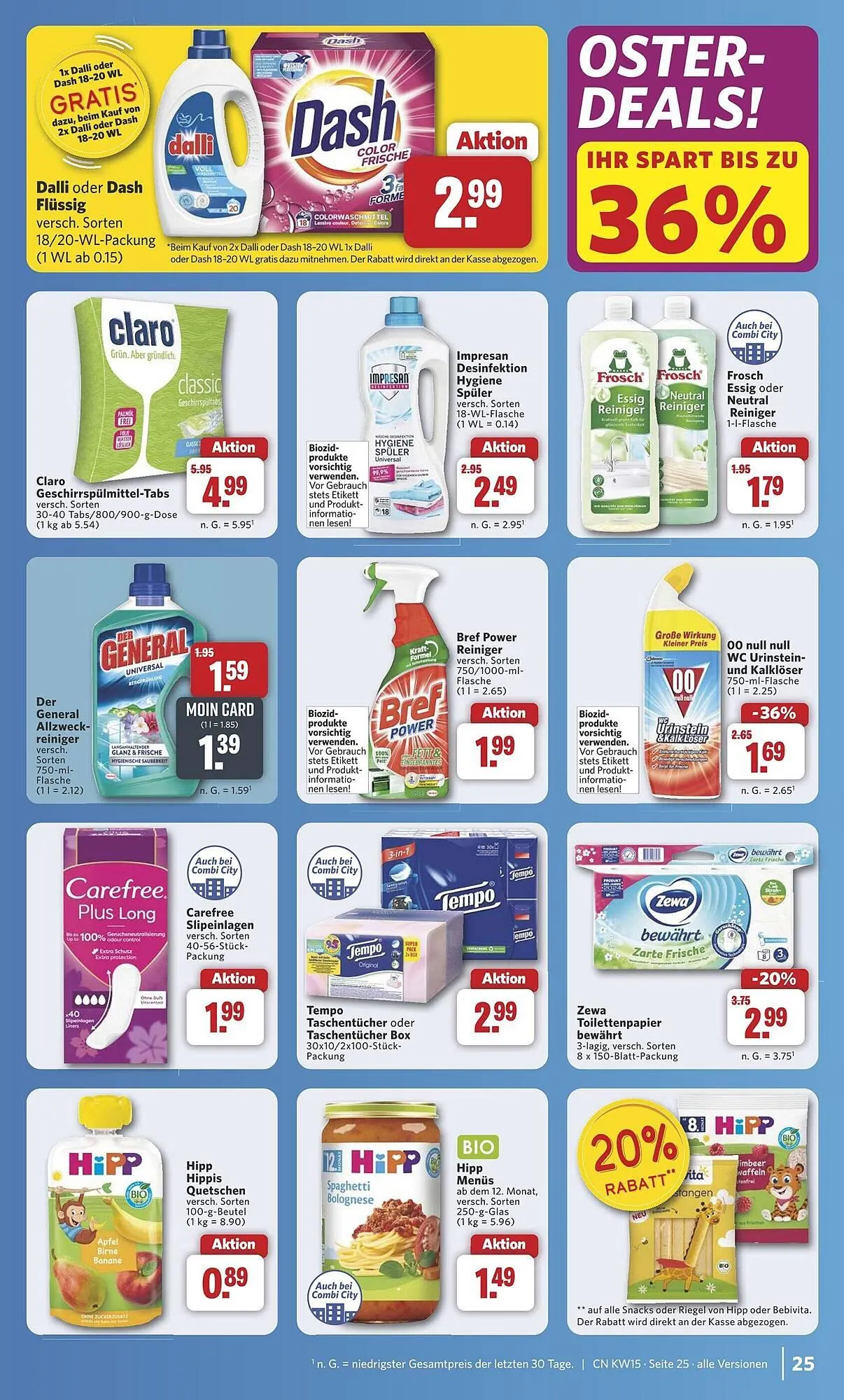 Combi Prospekt von 7. April bis 12. April 2025 - Prospekt seite 31