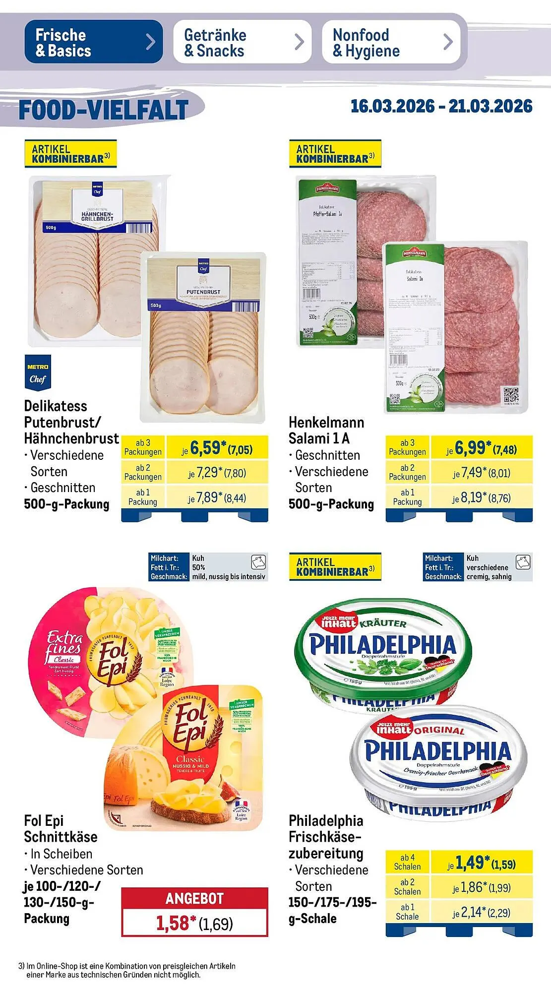 METRO Prospekt von 15. März bis 21. März 2026 - Prospekt seite 16