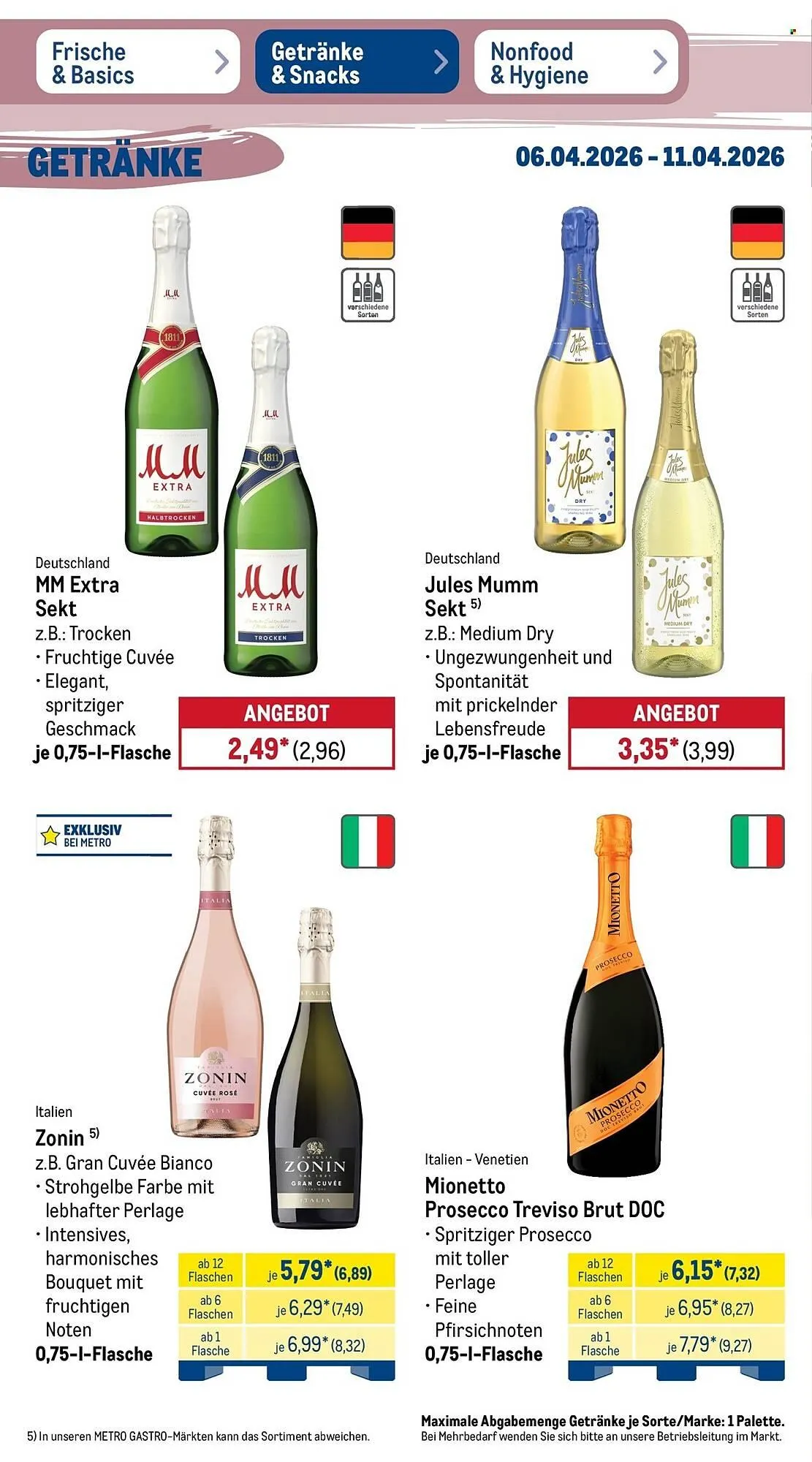 METRO Prospekt von 6. April bis 11. April 2026 - Prospekt seite 36