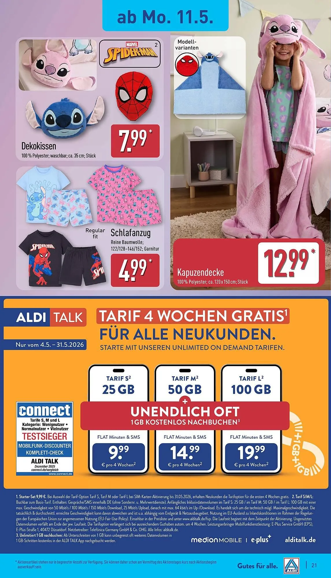 Aldi Nord Prospekt von 11. Mai bis 16. Mai 2026 - Prospekt seite 21