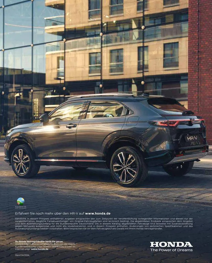 Honda HR-V BROSCHÜRE von 11. April bis 11. April 2025 - Prospekt seite 39