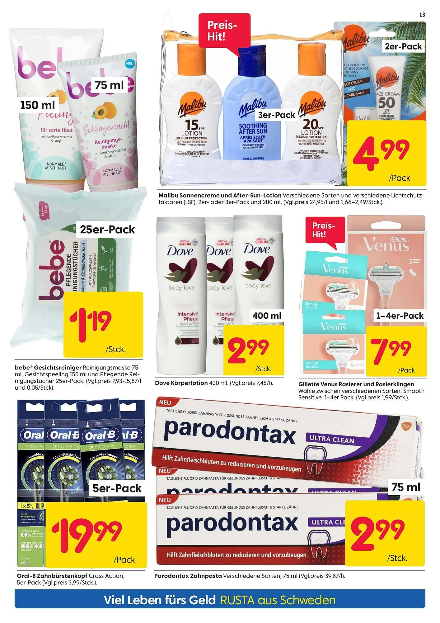 Rusta Prospekt von 7. Juli bis 12. Juli 2025 - Prospekt seite 13