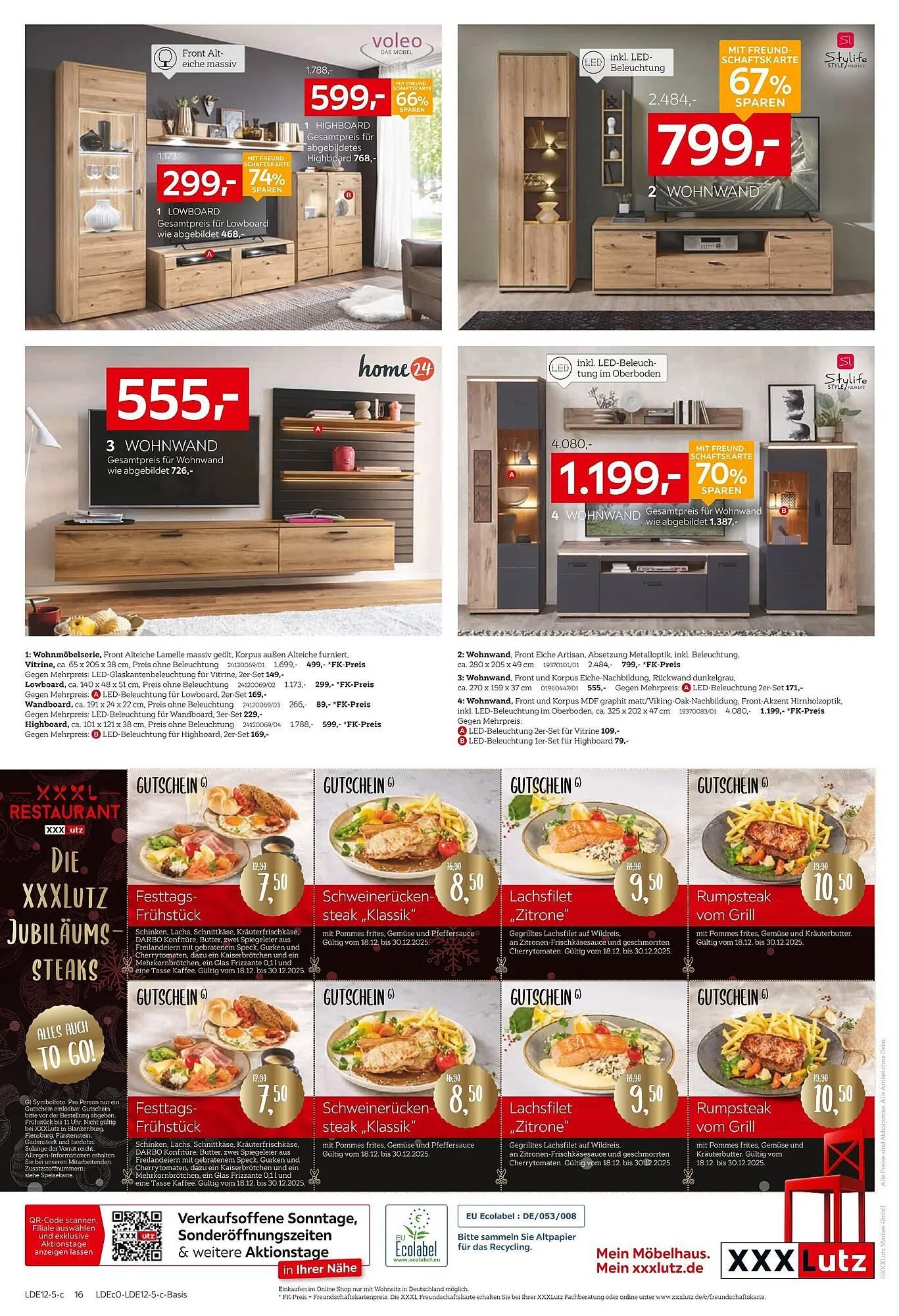 XXXLutz Prospekt von 20. Dezember bis 4. Januar 2026 - Prospekt seite 32