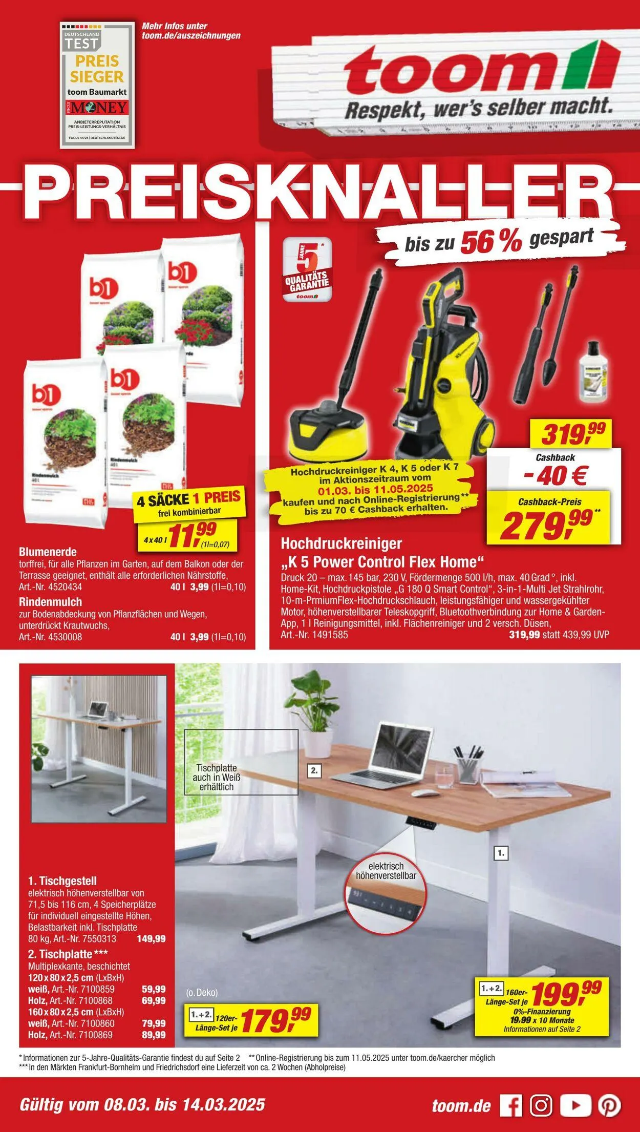 toom Baumarkt Aktueller Prospekt von 31. März bis 14. April 2025 - Prospekt seite 3