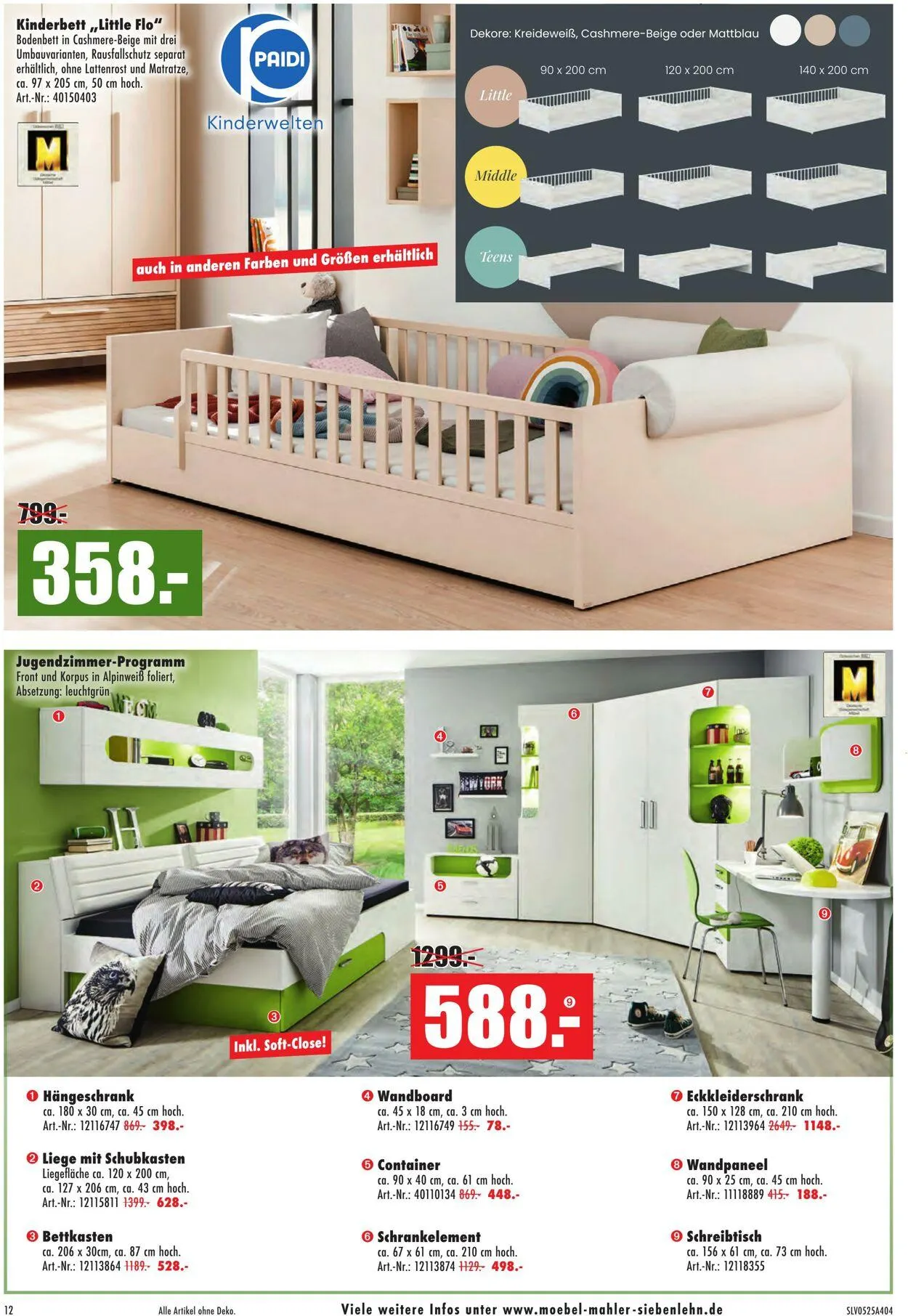 Möbel Mahler Aktueller Prospekt von 19. Mai bis 2. Juni 2025 - Prospekt seite 12