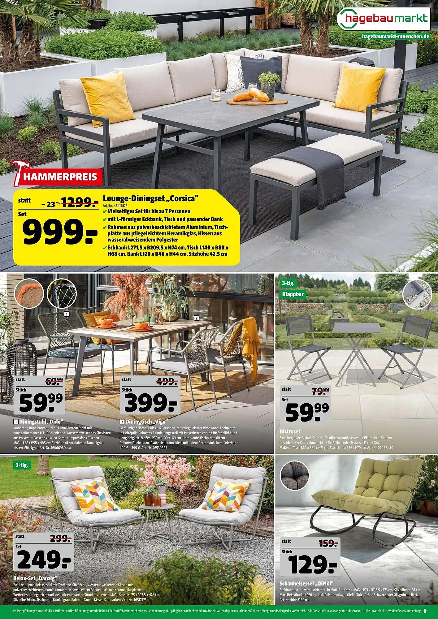 Hagebau Prospekt von 18. April bis 25. April 2026 - Prospekt seite 9