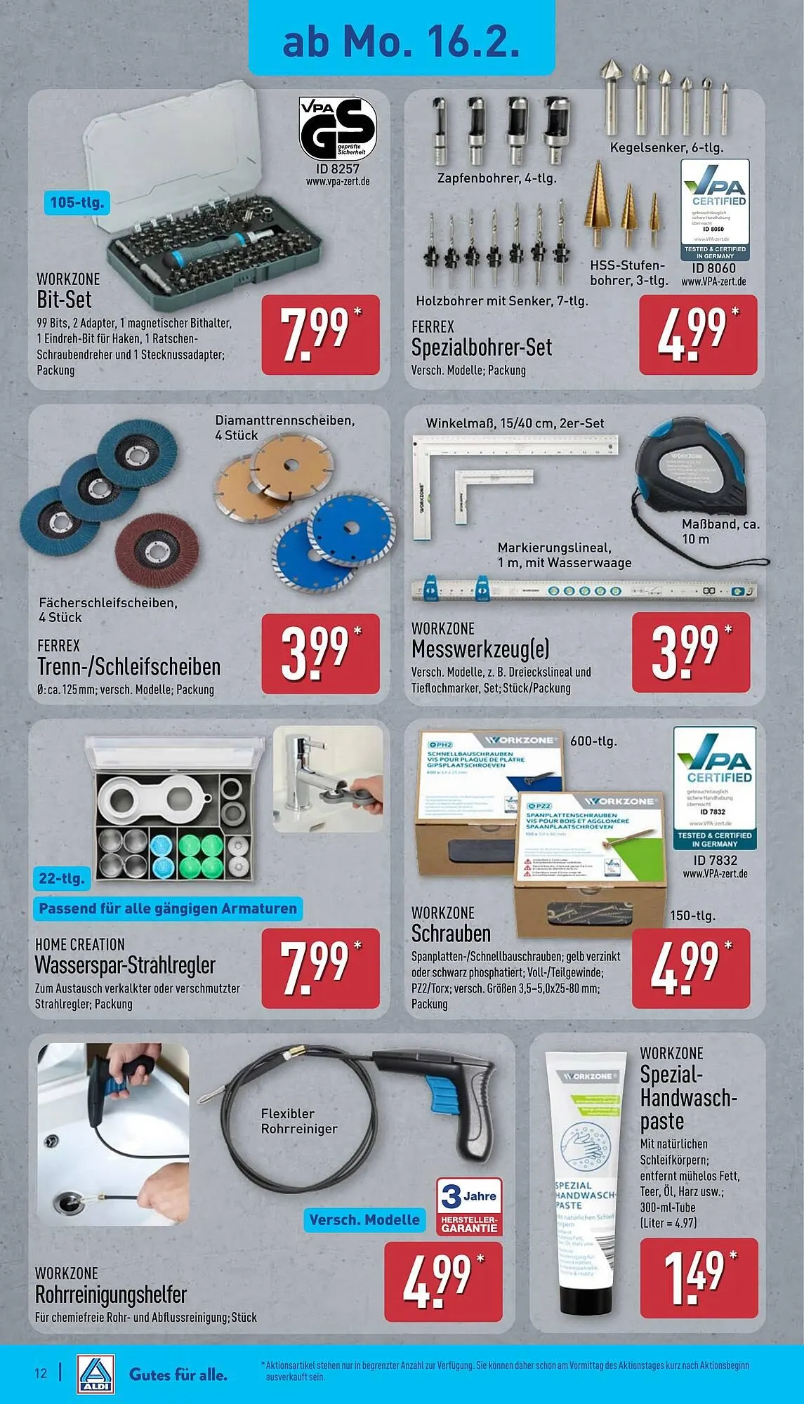 Aldi Nord Prospekt von 16. Februar bis 21. Februar 2026 - Prospekt seite 17