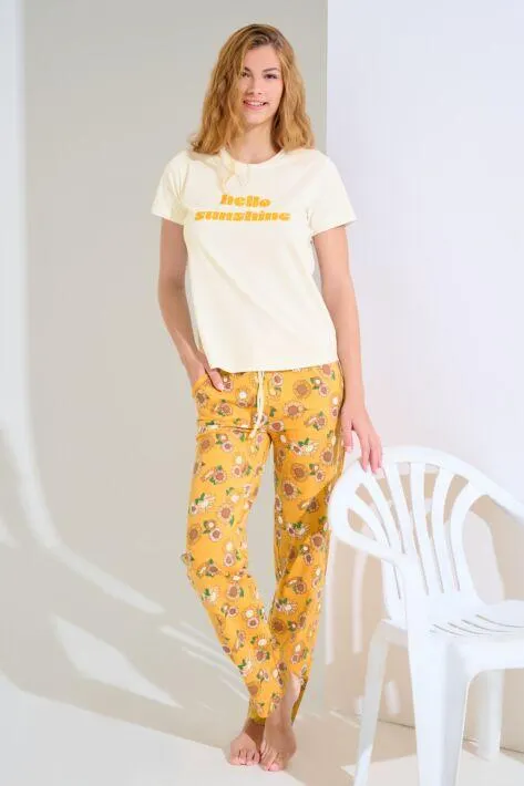Pyjama mit Schlafshirt und Hose »Summer«