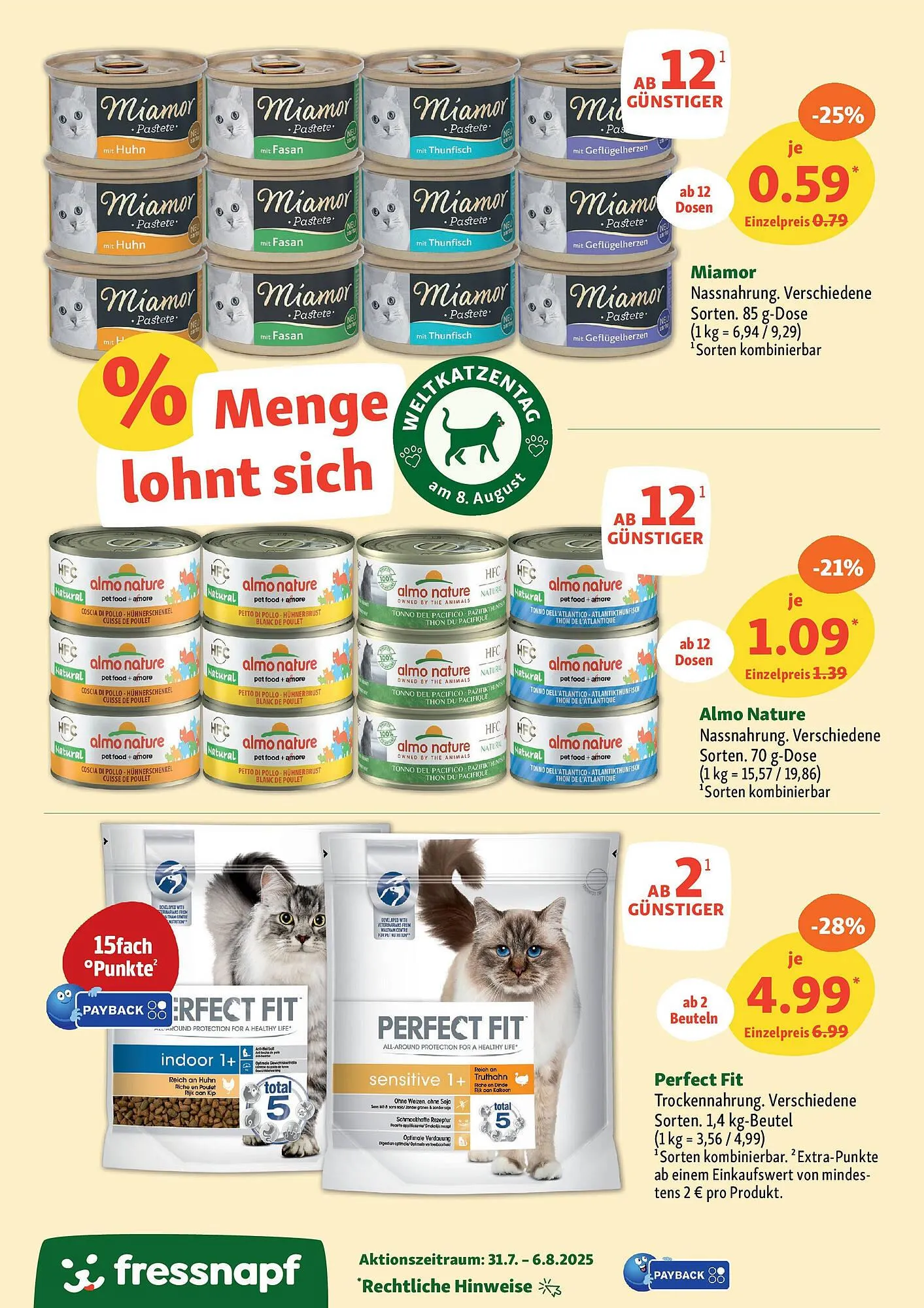 Fressnapf Prospekt von 30. Juli bis 6. August 2025 - Prospekt seite 4
