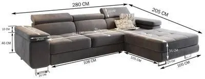 Ecksofa ELMA R-S