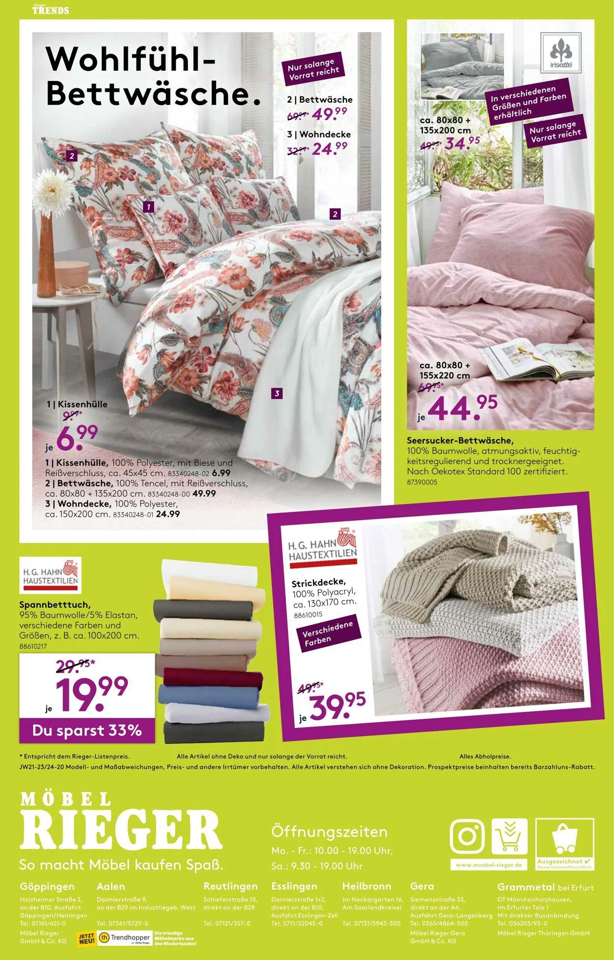 Möbel Rieger Aktueller Prospekt von 6. Mai bis 20. Mai 2026 - Prospekt seite 20