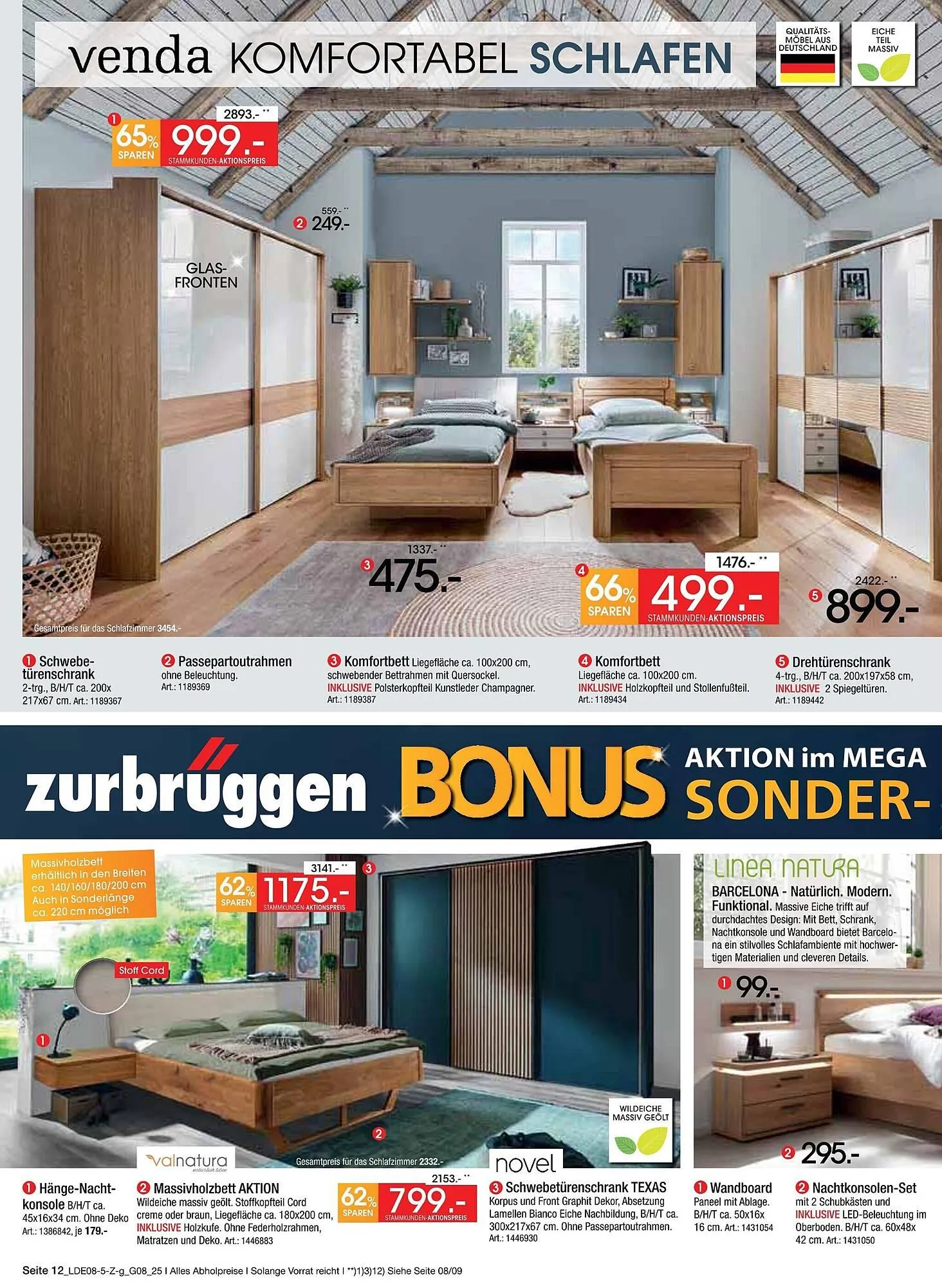 Zurbrüggen Prospekt von 2. August bis 23. August 2025 - Prospekt seite 12