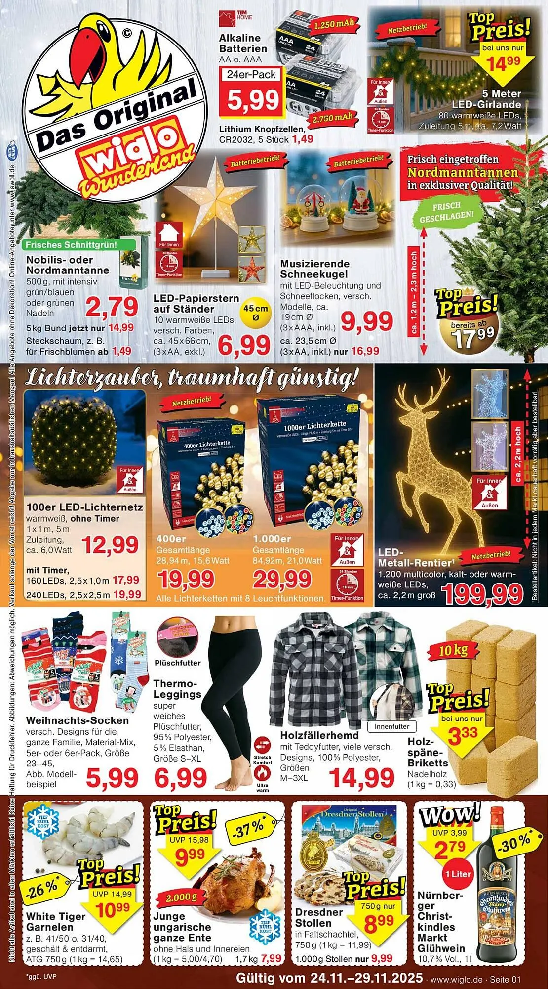 Wiglo Wunderland Prospekt von 24. November bis 29. November 2025 - Prospekt seite 1