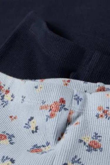 Multipack of 2 - floral - flared leggings