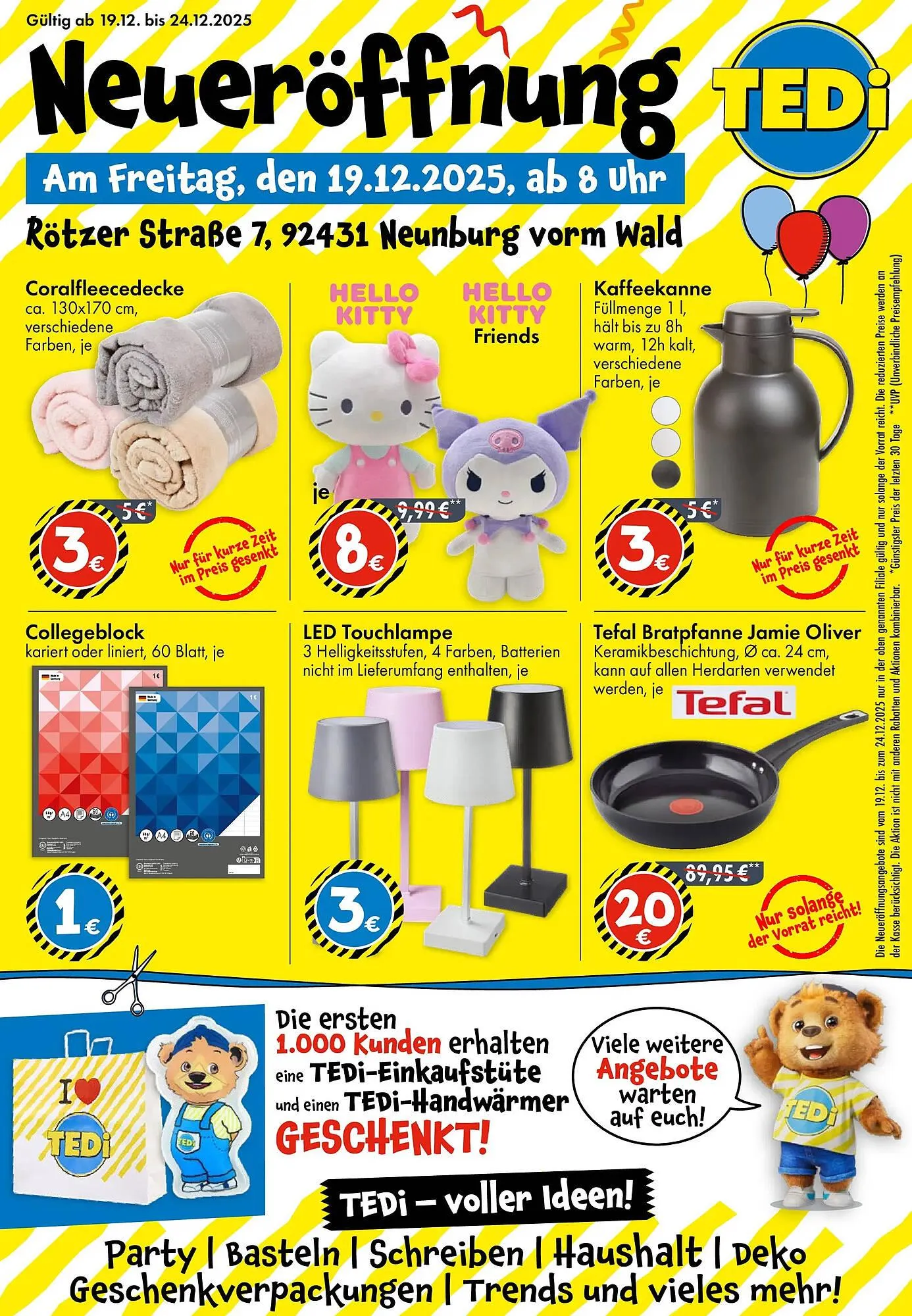 TEDi Prospekt von 14. Dezember bis 21. Dezember 2025 - Prospekt seite 1