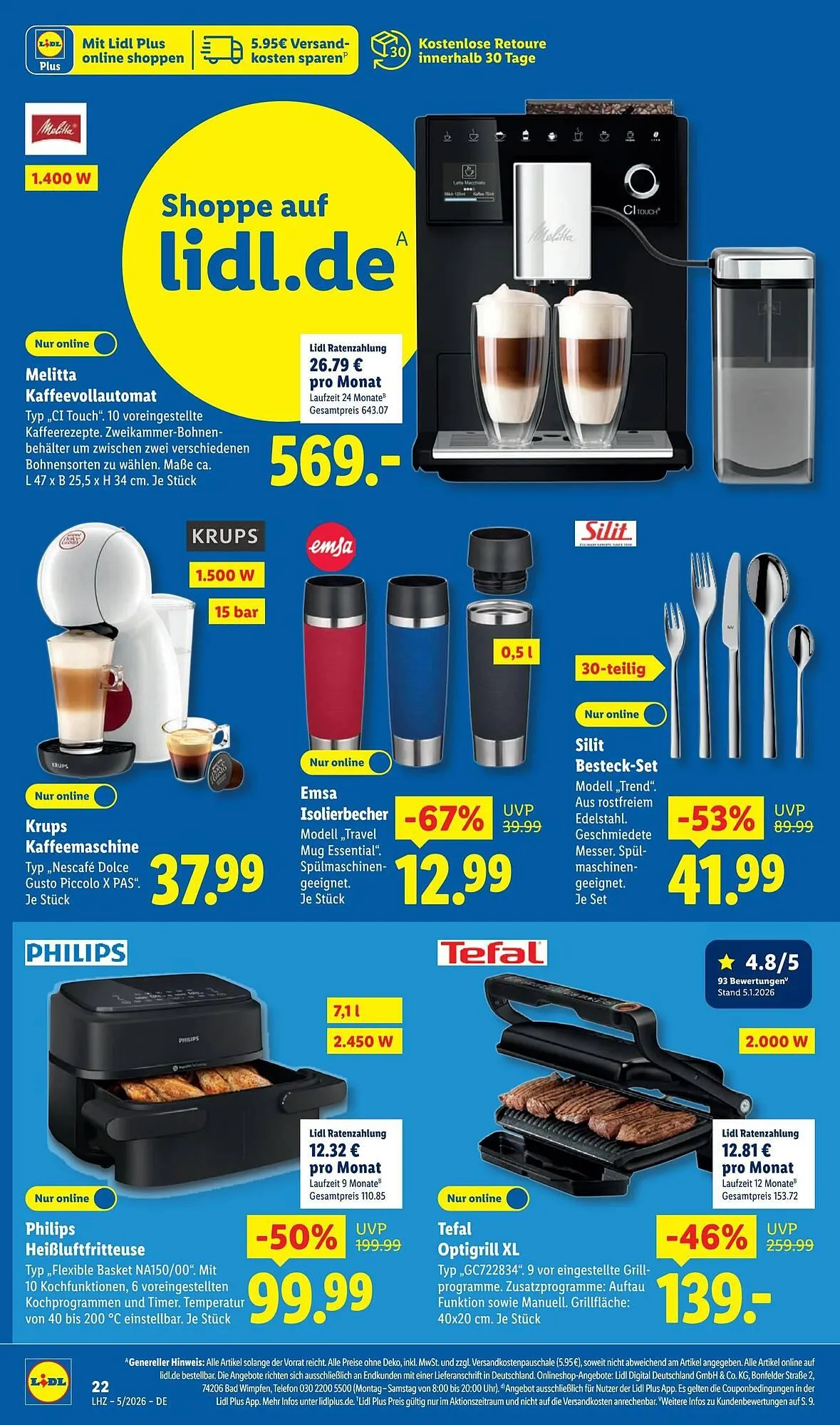 Lidl Prospekt von 26. Januar bis 1. Februar 2026 - Prospekt seite 44