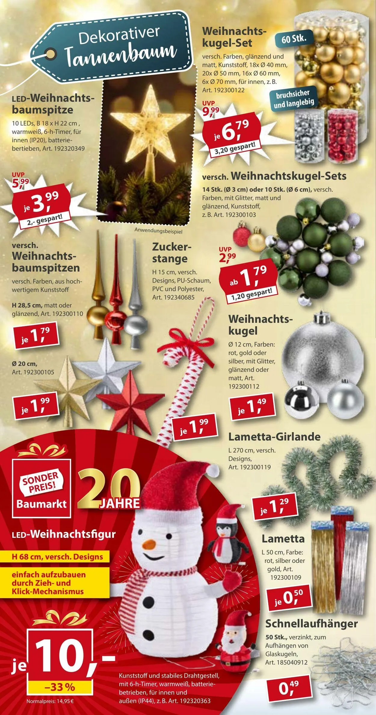 Sonderpreis Baumarkt Aktueller Prospekt von 22. November bis 6. Dezember 2025 - Prospekt seite 6