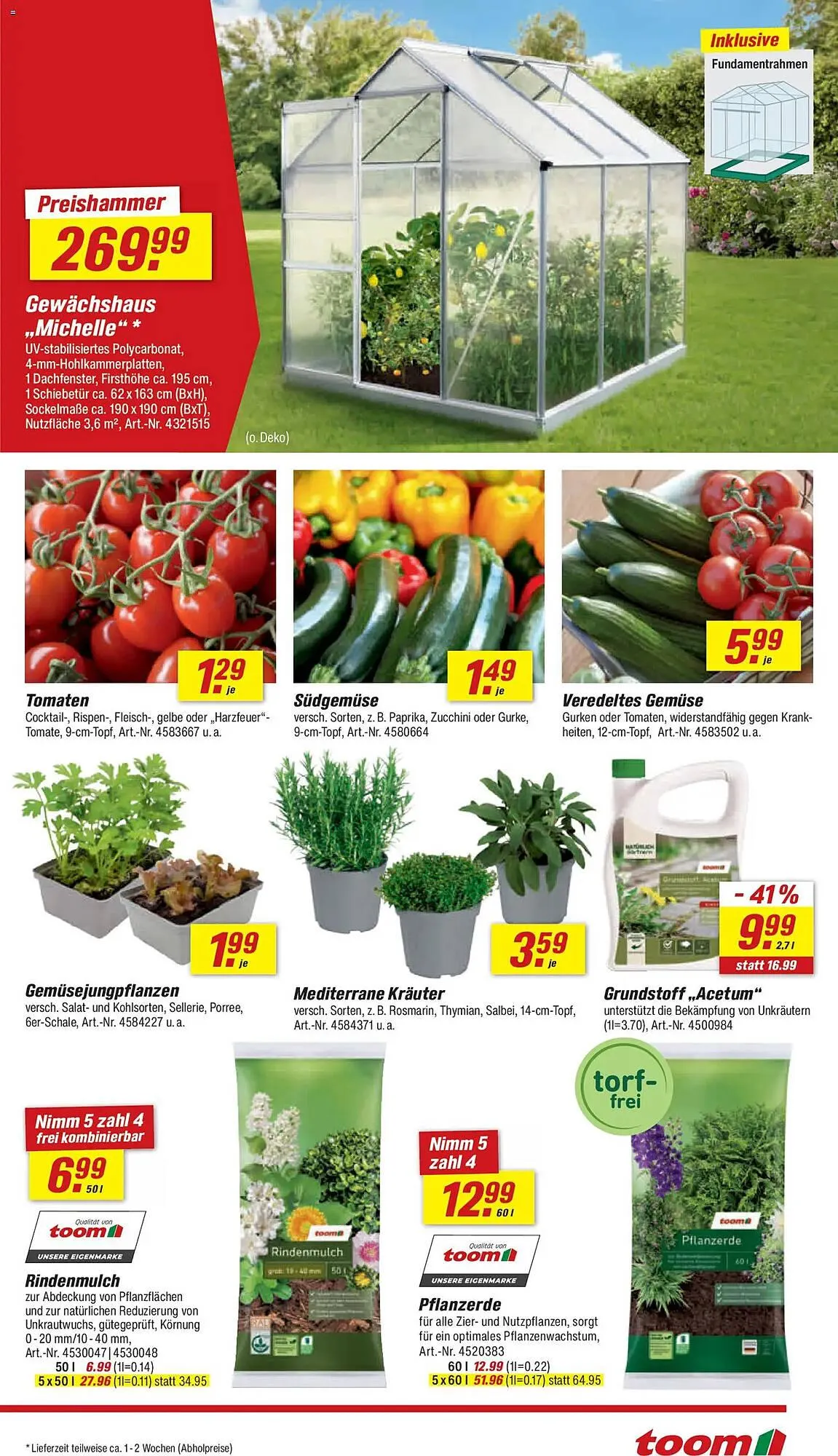 Toom Baumarkt Prospekt von 4. April bis 10. April 2026 - Prospekt seite 3