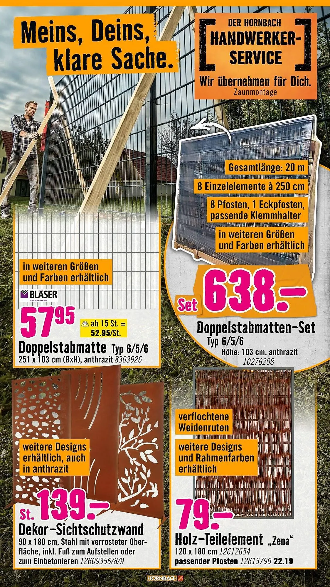 Hornbach Prospekt von 11. März bis 8. April 2026 - Prospekt seite 14