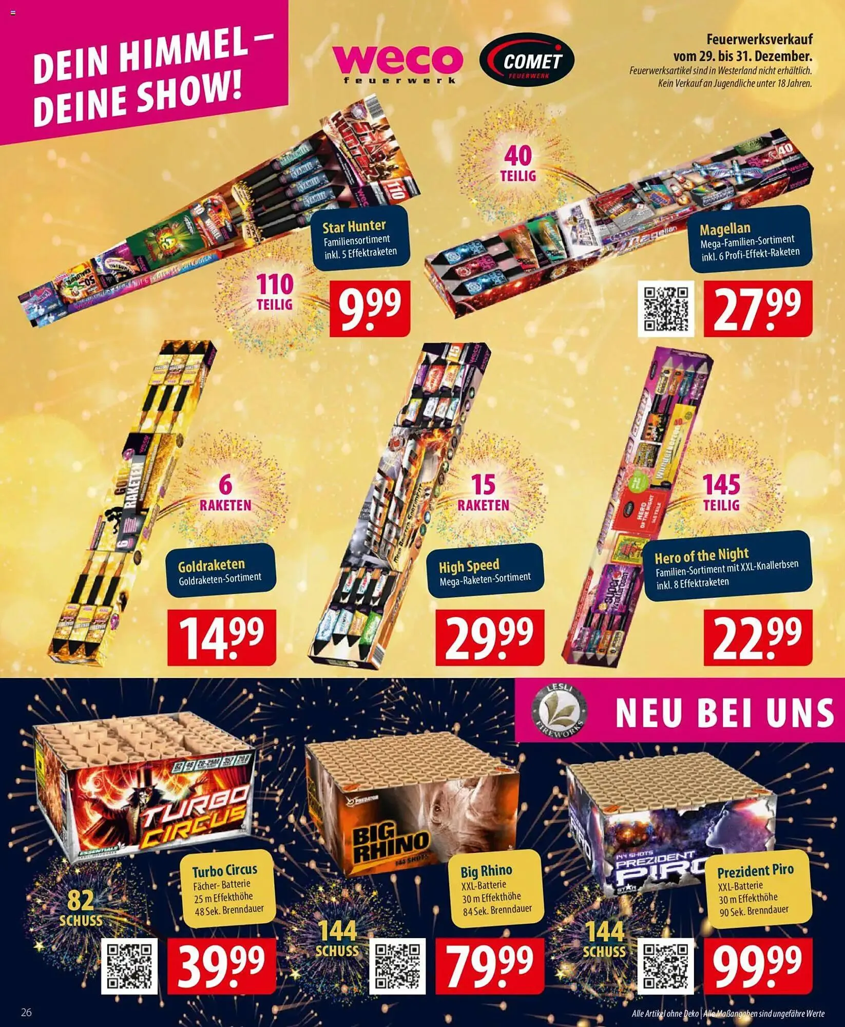 Famila Nord Ost Prospekt von 29. Dezember bis 3. Januar 2026 - Prospekt seite 26