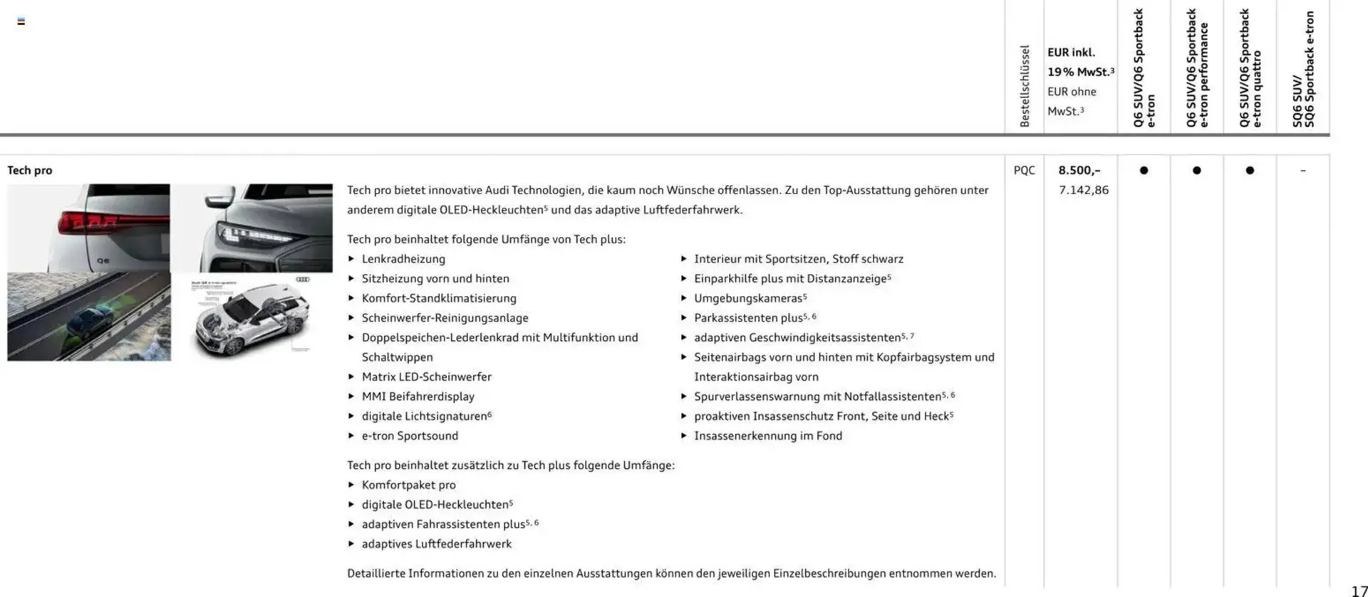 Audi Prospekt von 28. Oktober bis 28. Oktober 2026 - Prospekt seite 17