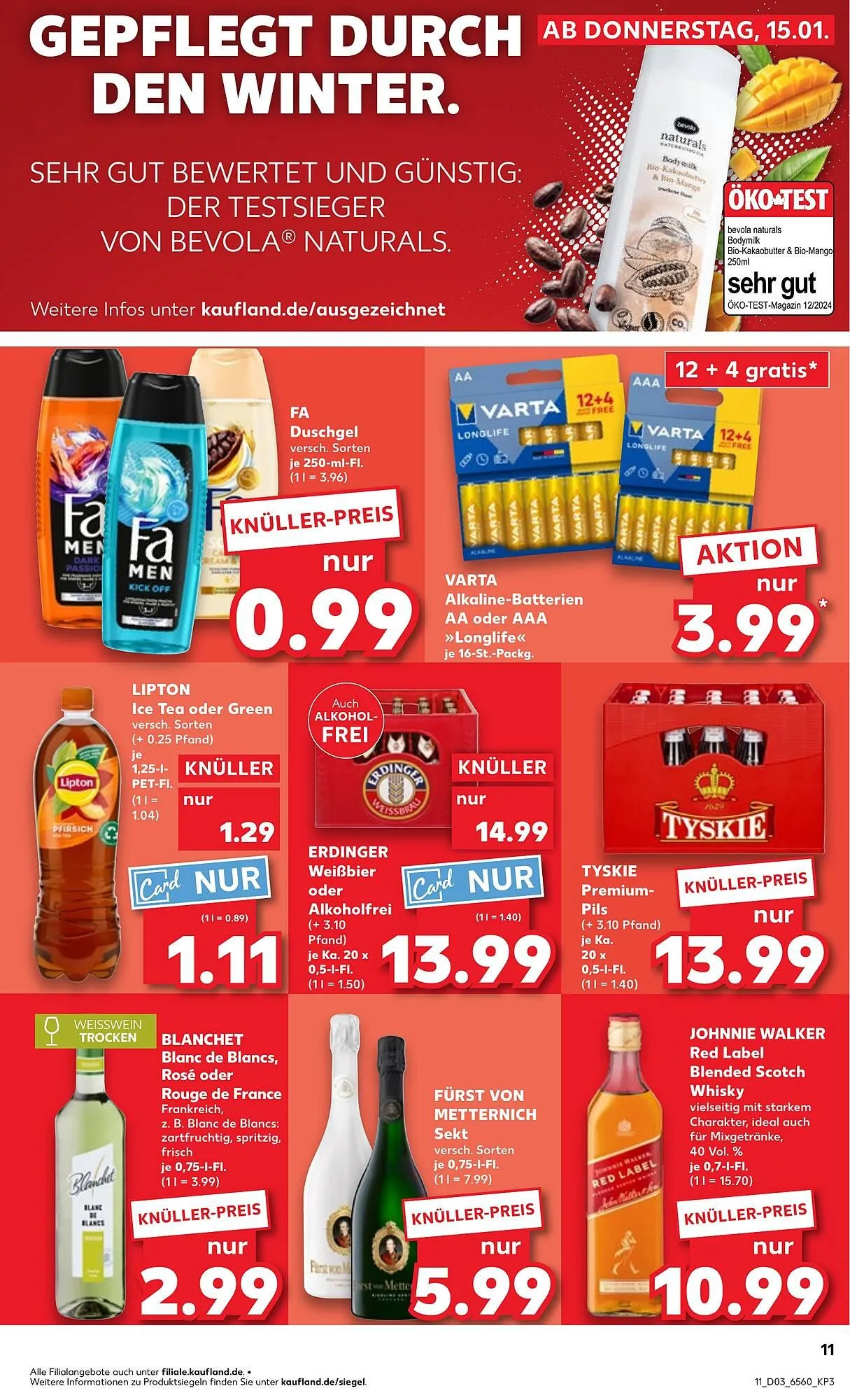 Kaufland Prospekt von 15. Januar bis 21. Januar 2026 - Prospekt seite 11