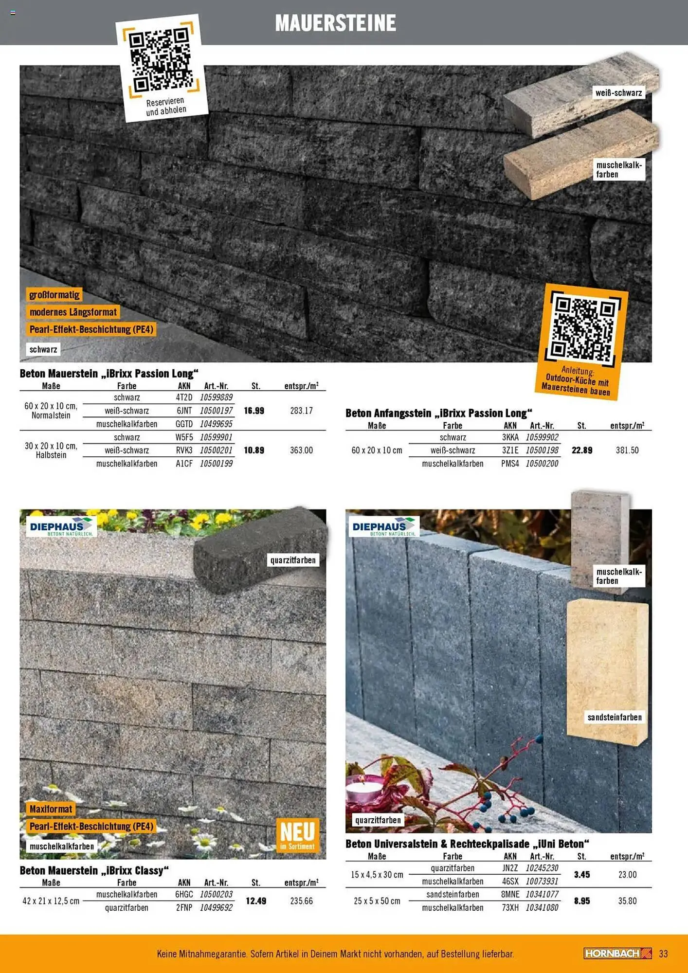 Hornbach Prospekt von 28. Februar bis 29. März 2025 - Prospekt seite 33