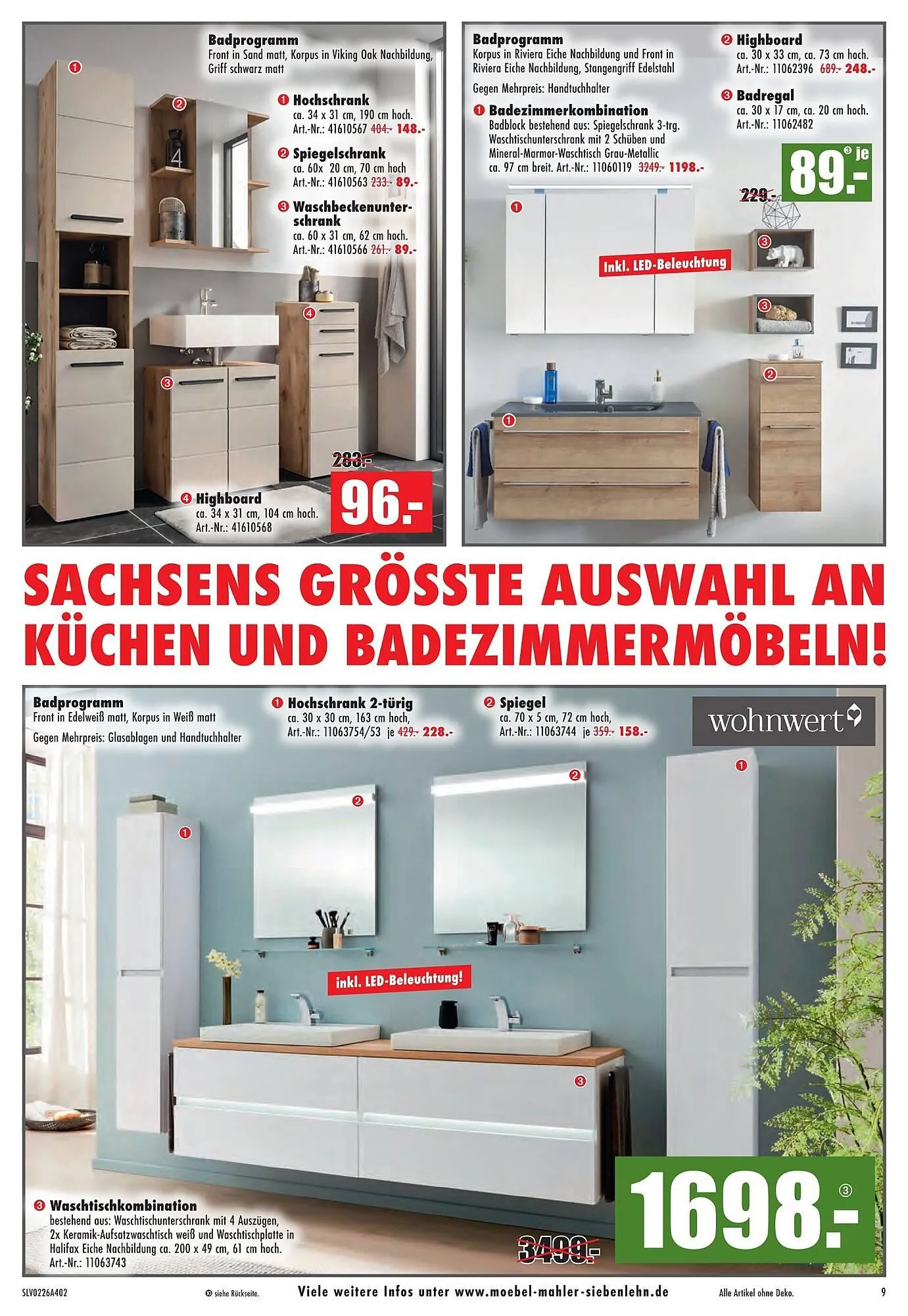 Möbel Mahler Katalog von 4. Februar bis 3. März 2026 - Prospekt seite 9