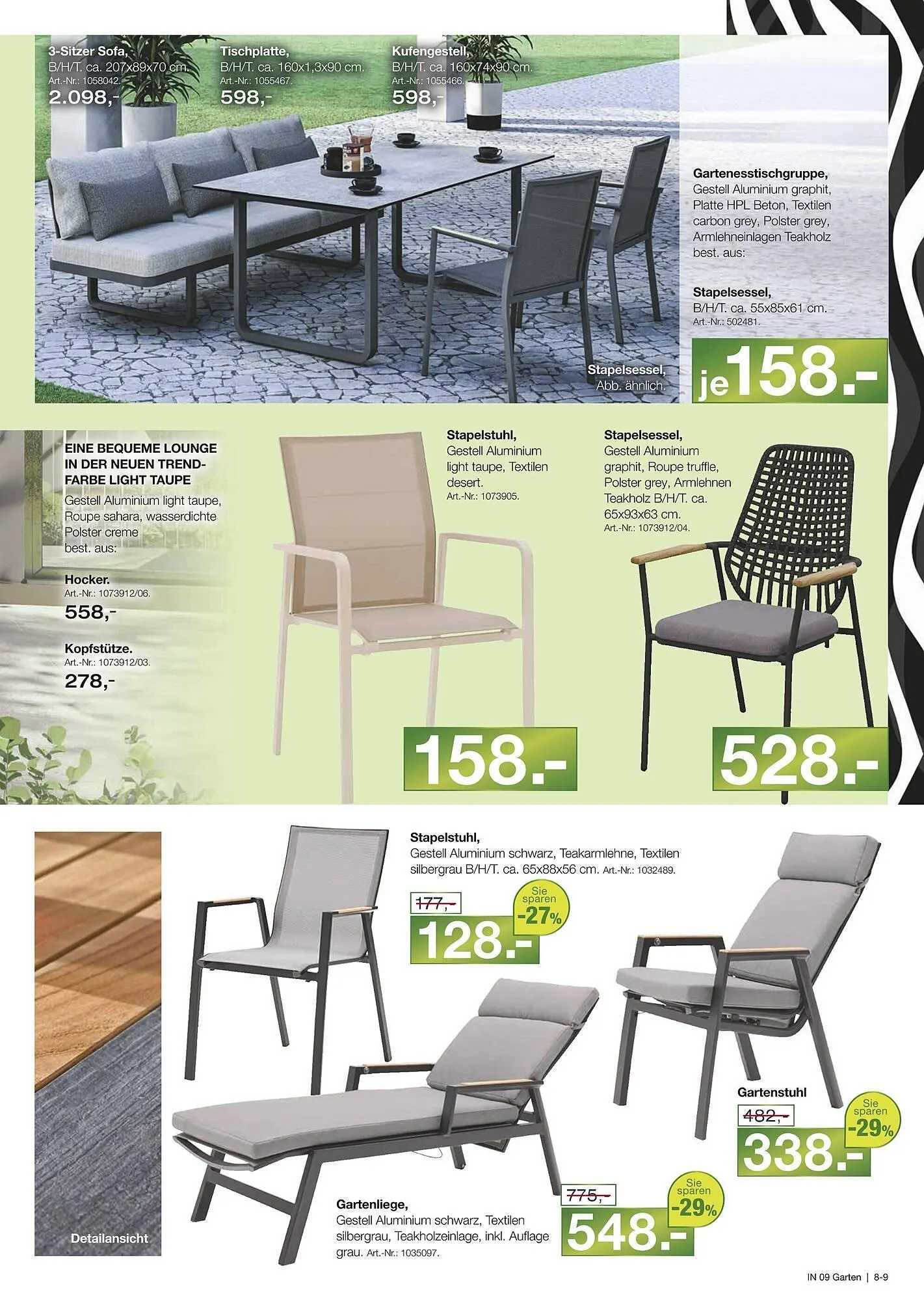 Möbel Inhofer Prospekt von 25. März bis 12. April 2025 - Prospekt seite 9