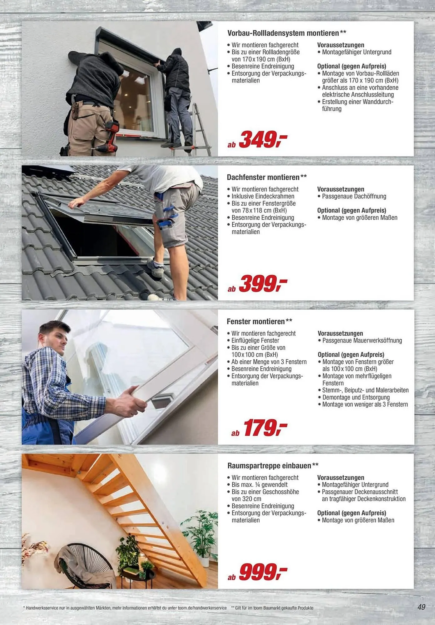 Toom Baumarkt Prospekt von 15. Oktober bis 31. Dezember 2025 - Prospekt seite 49