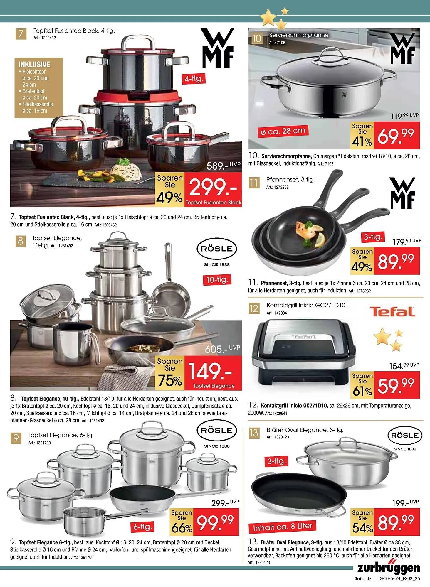 Zurbrüggen Prospekt von 11. Oktober bis 15. November 2025 - Prospekt seite 7