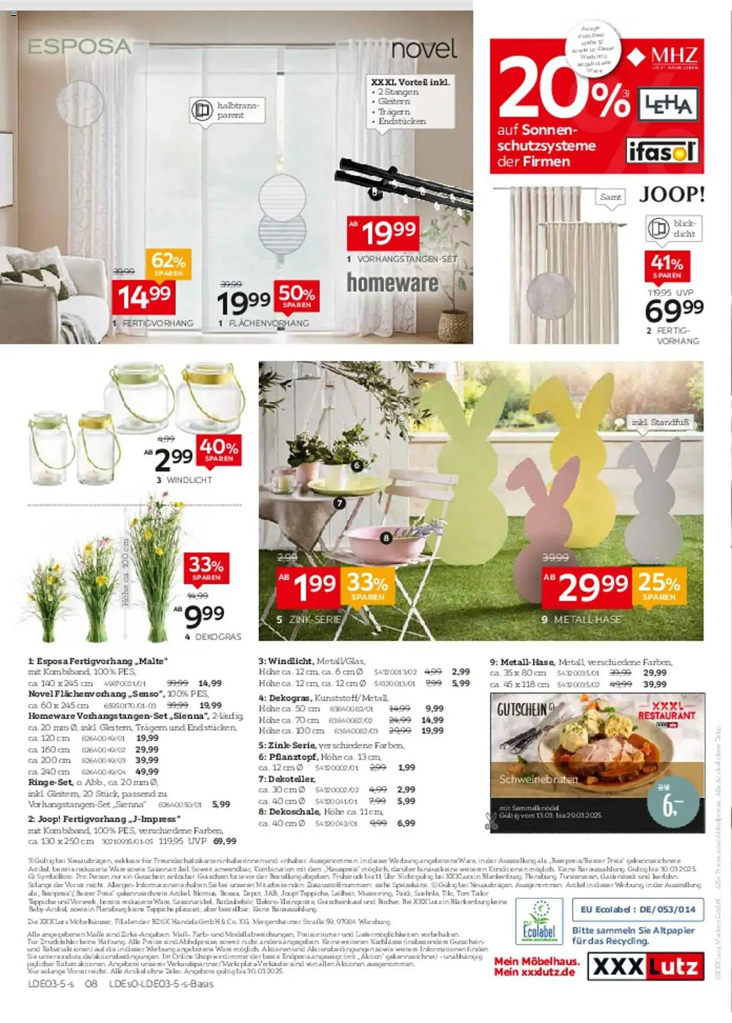 XXXLutz Prospekt von 9. März bis 30. März 2025 - Prospekt seite 16