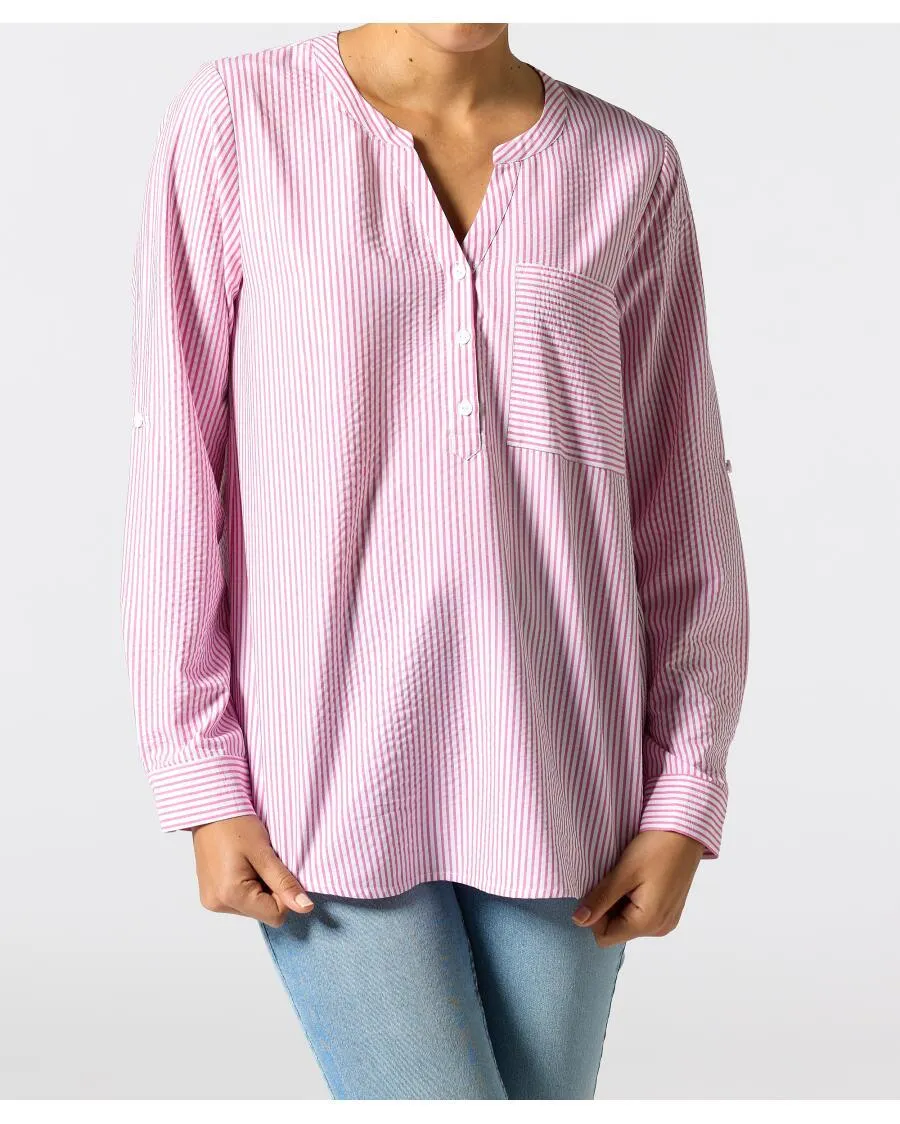 Fein gestreifte Bluse
