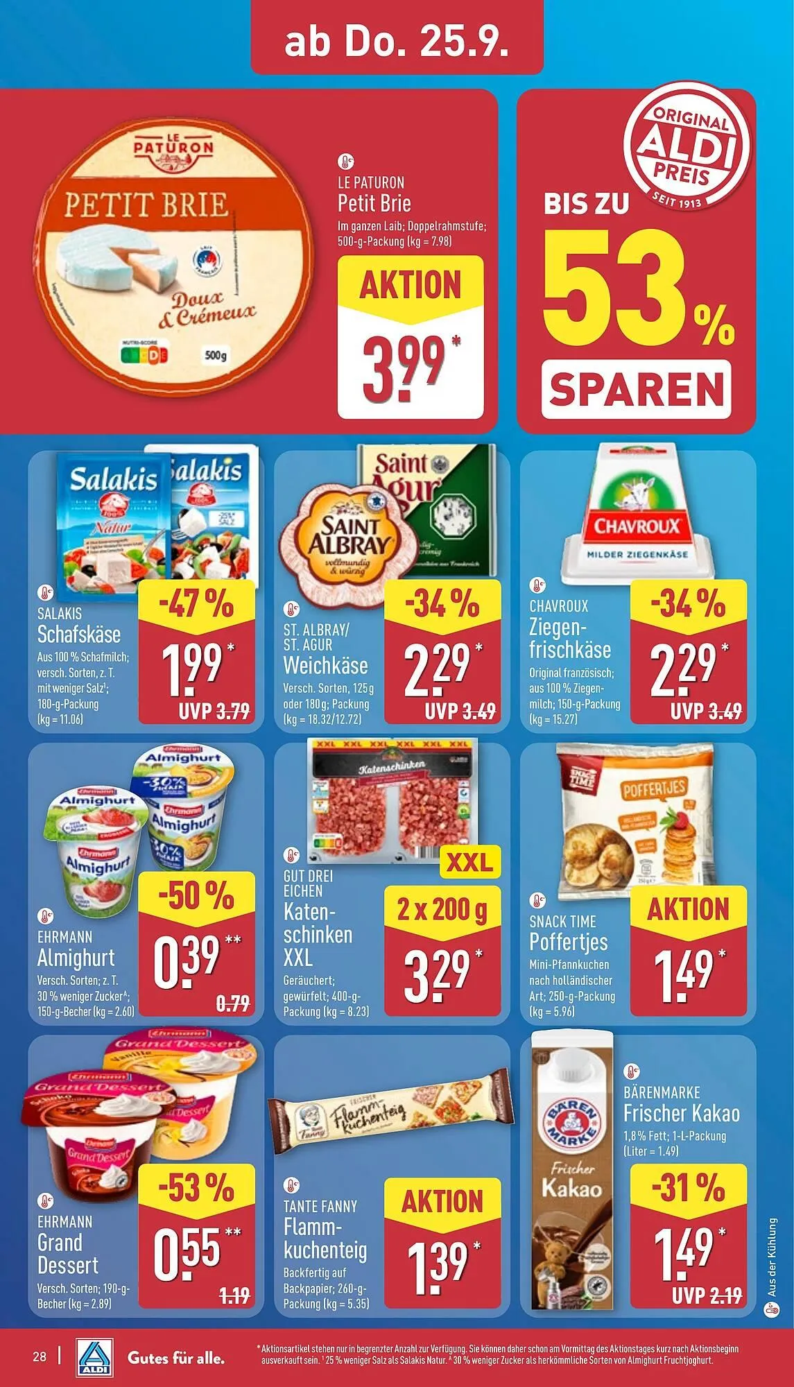 Aldi Nord Prospekt von 22. September bis 27. September 2025 - Prospekt seite 32