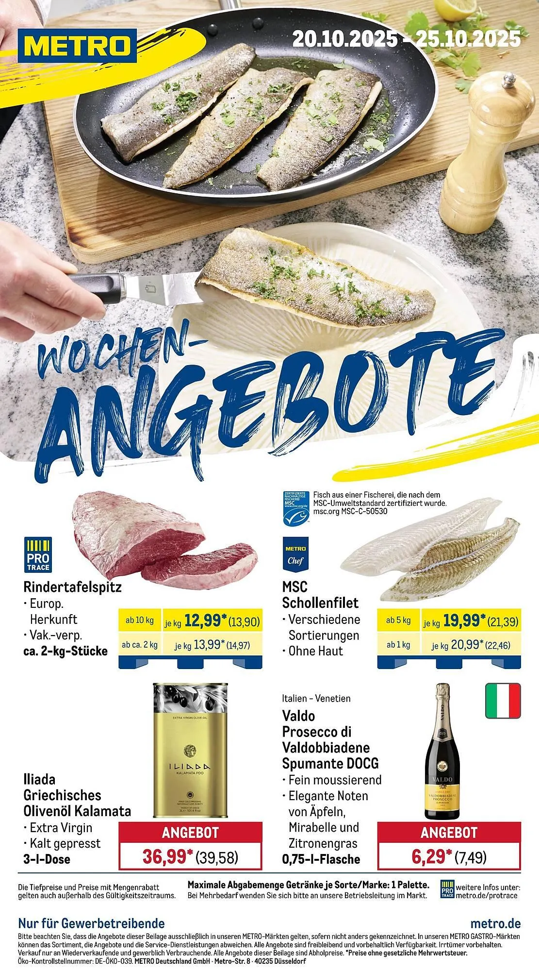 METRO Prospekt von 20. Oktober bis 26. Oktober 2025 - Prospekt seite 1