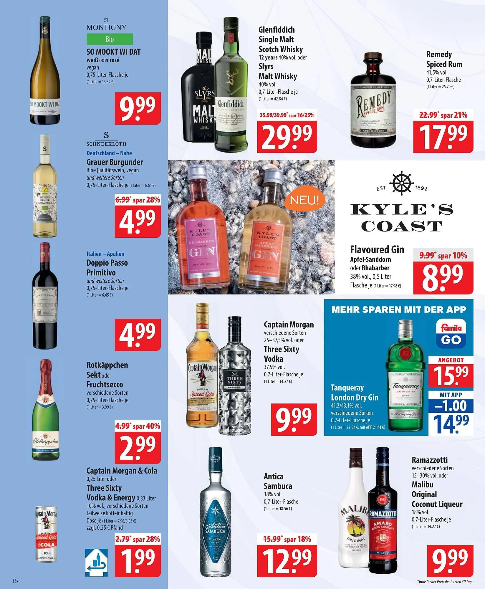 Famila Nord Ost Prospekt von 23. März bis 28. März 2026 - Prospekt seite 16